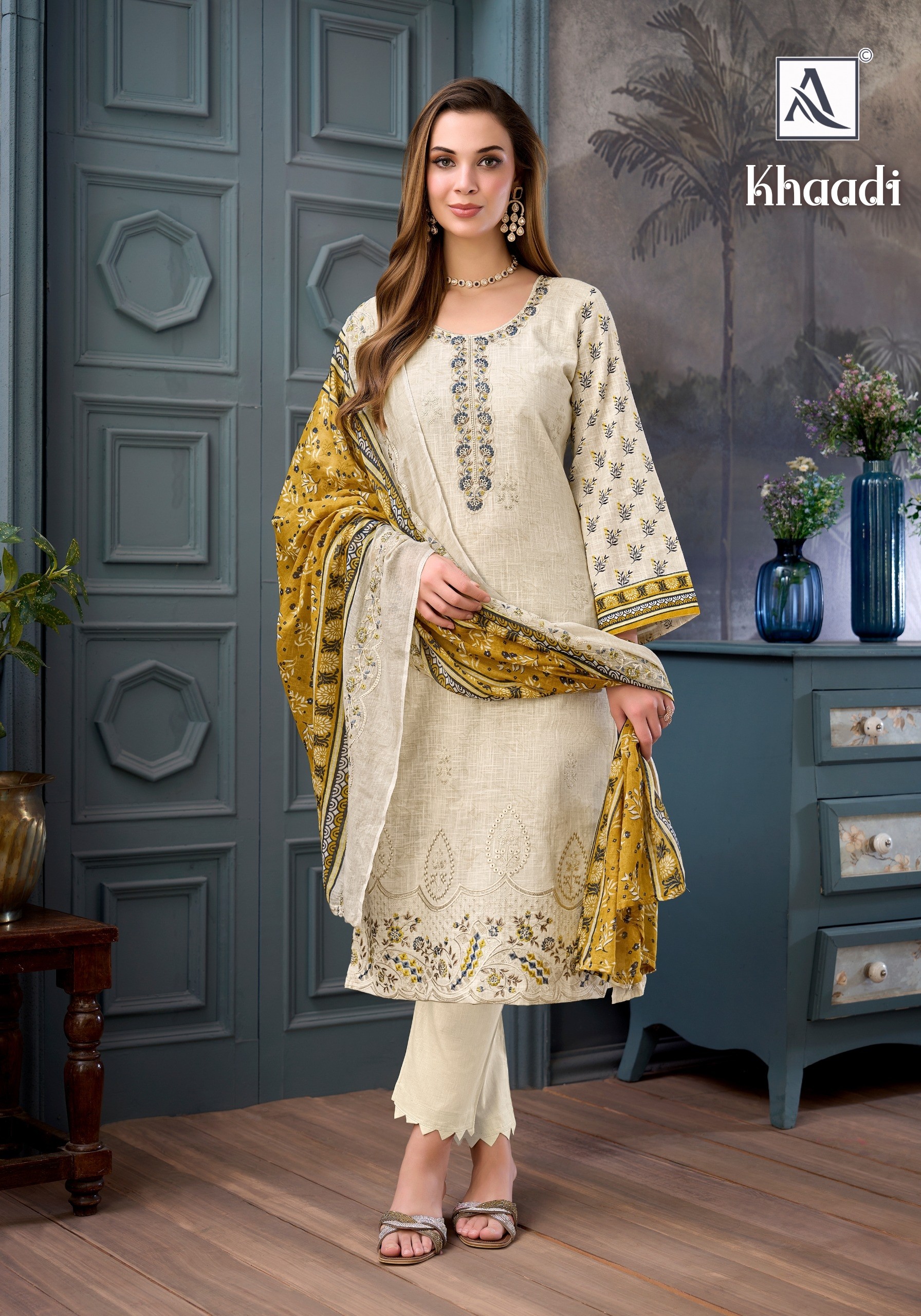 ALOK SUIT – KHAADI Premium Designer Collection