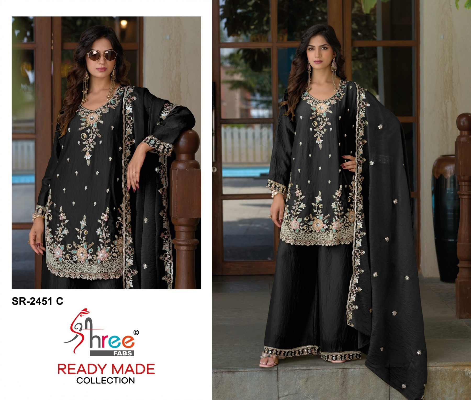 SHREE FABS | DN-2451 | Jardoshi Bits Work Suit