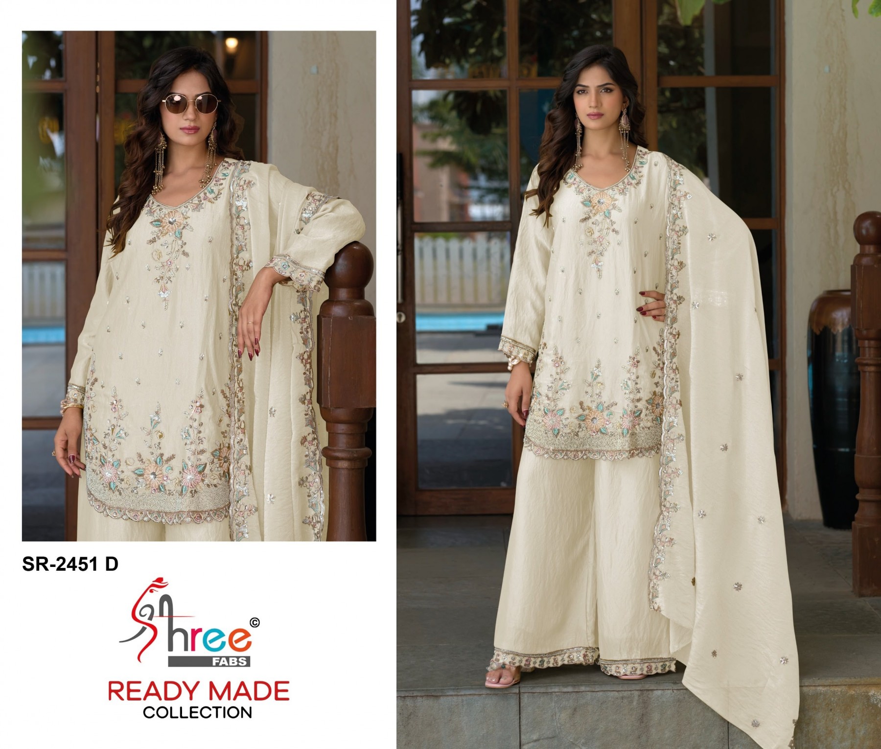 SHREE FABS | DN-2451 | Jardoshi Bits Work Suit