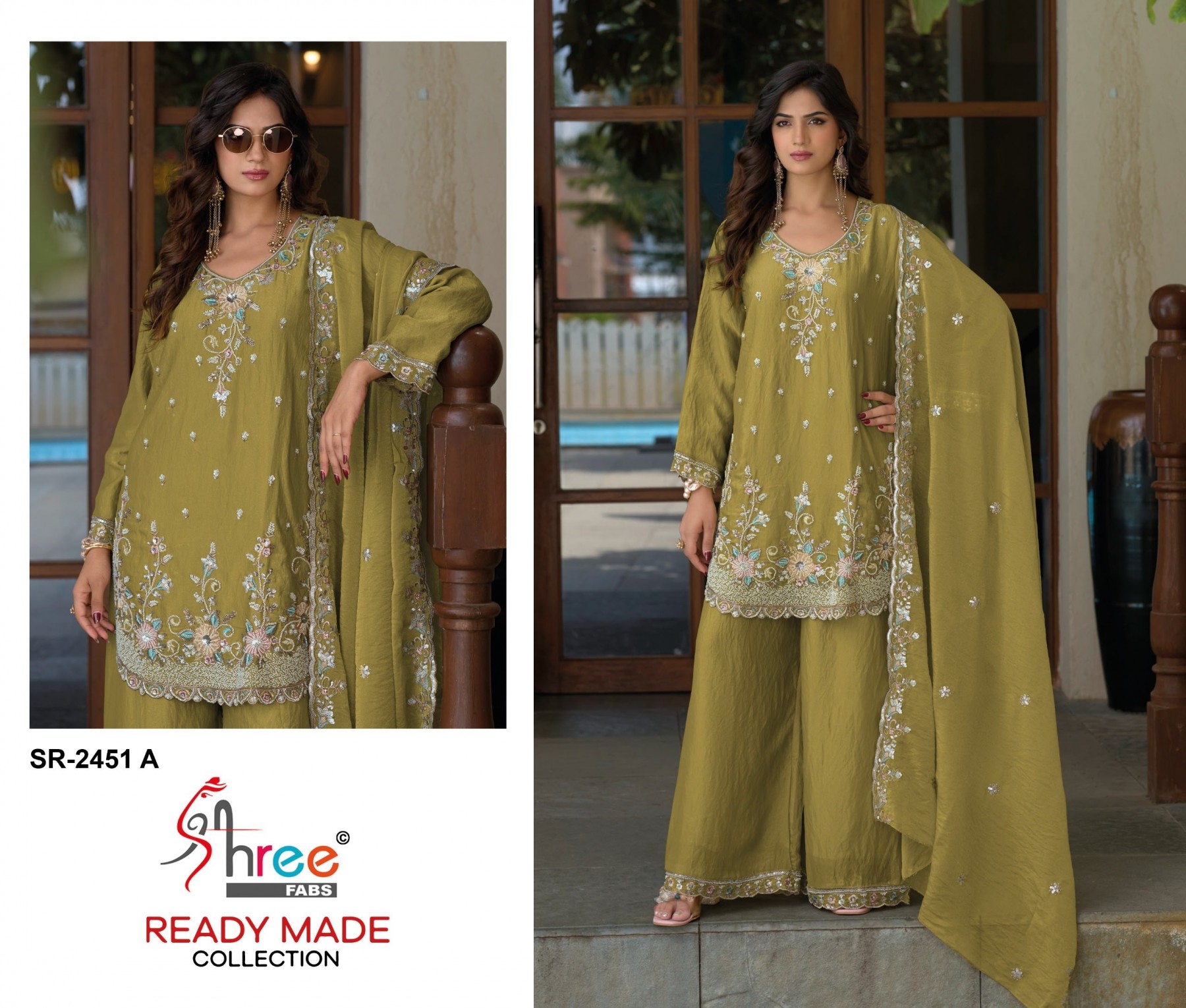 SHREE FABS | DN-2451 | Jardoshi Bits Work Suit
