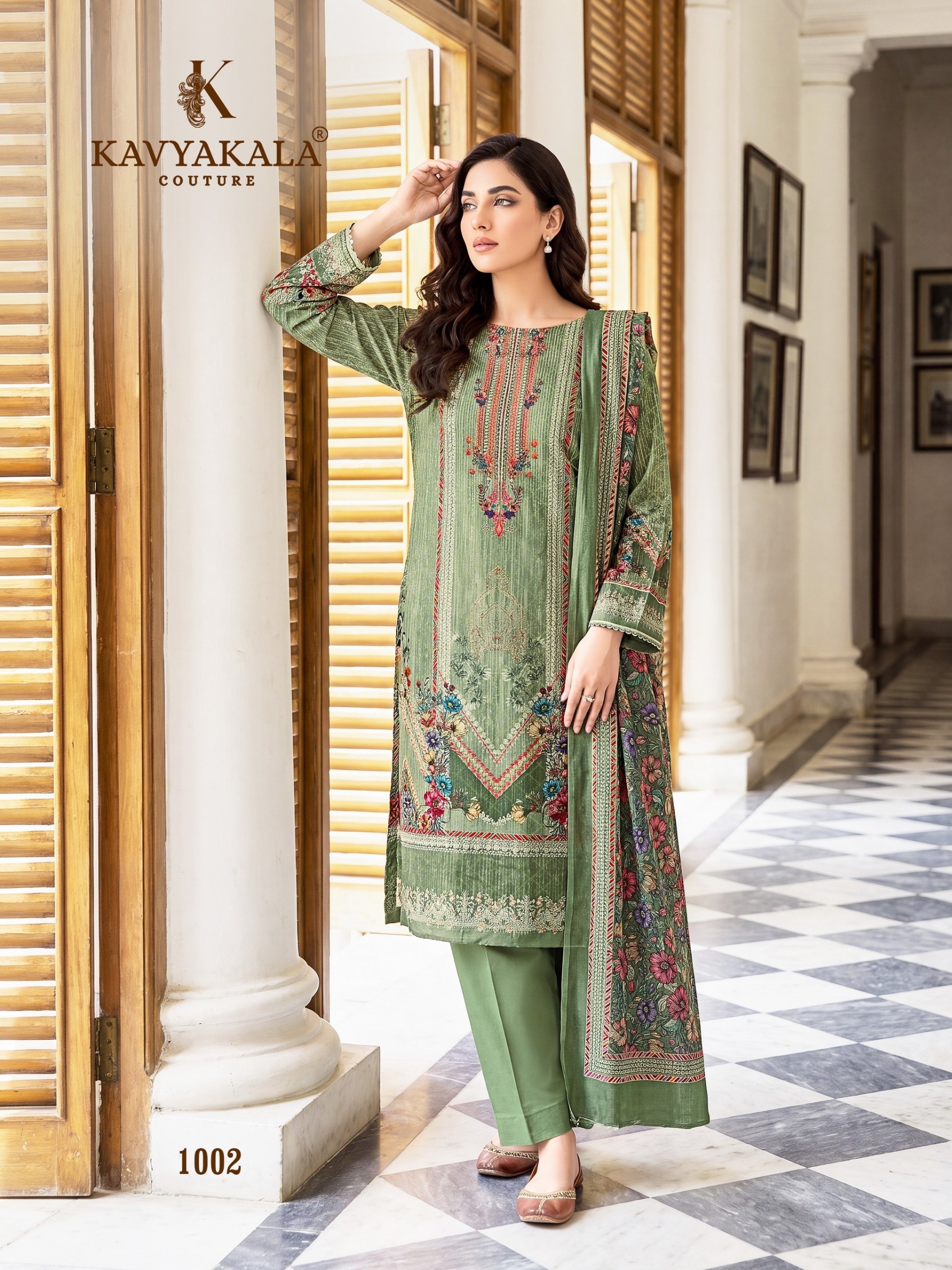 KAVYA KALA Couture | MARIA B. | Cotton Digital Print Suit