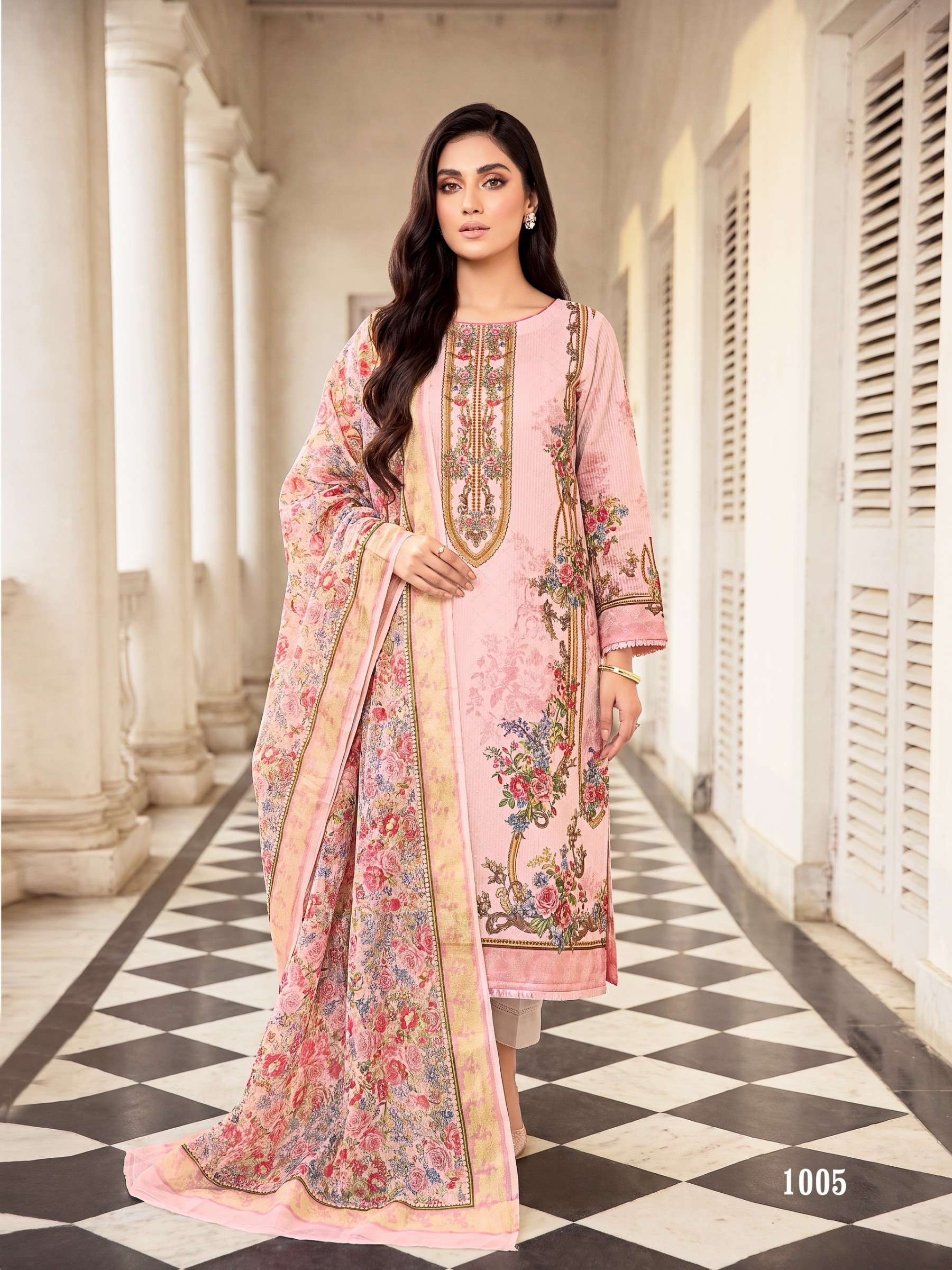 KAVYA KALA Couture | MARIA B. | Cotton Digital Print Suit
