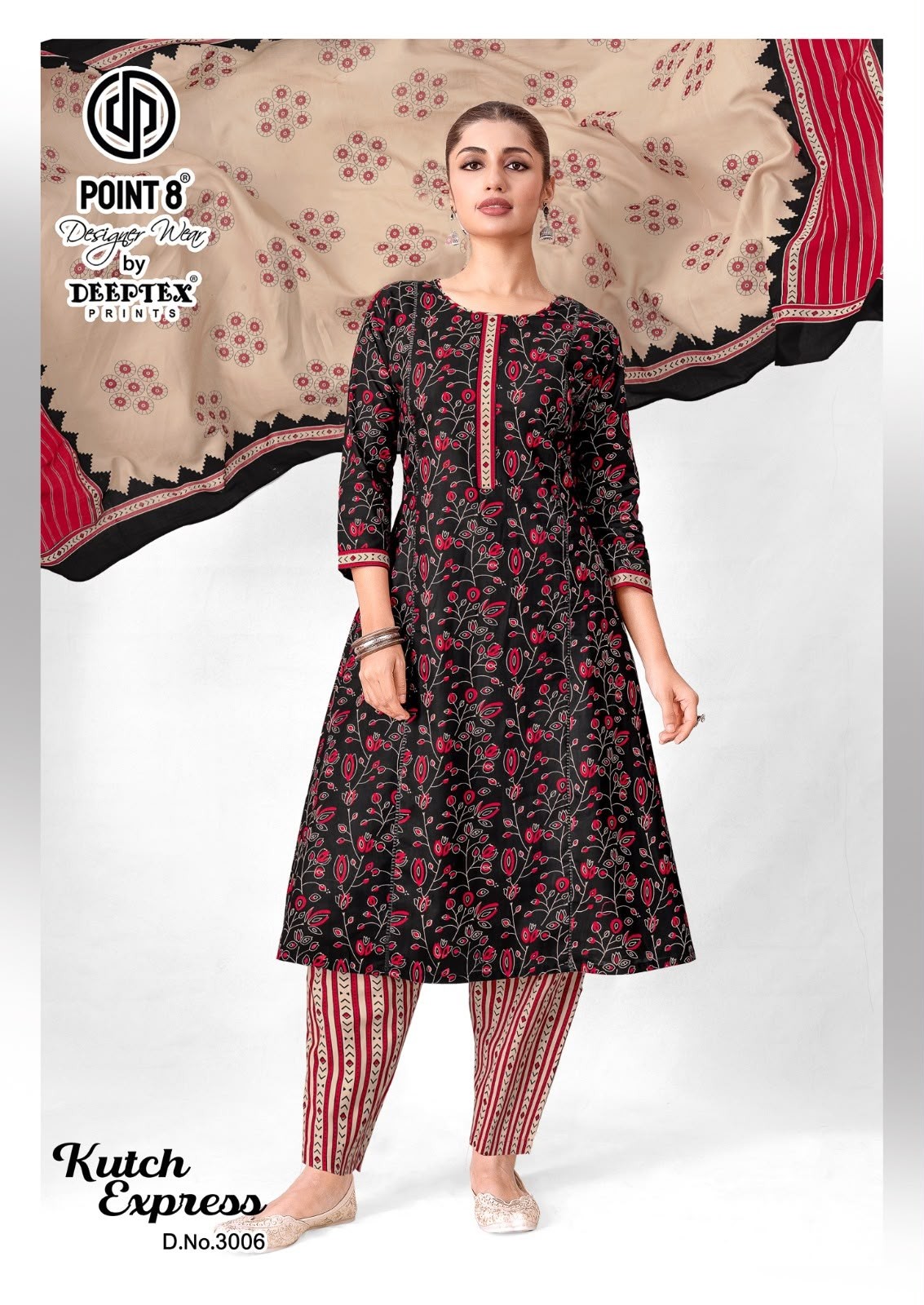 DEEPTEX | Kutch Express Vol. 3 | 100% Cotton Readymade Suit