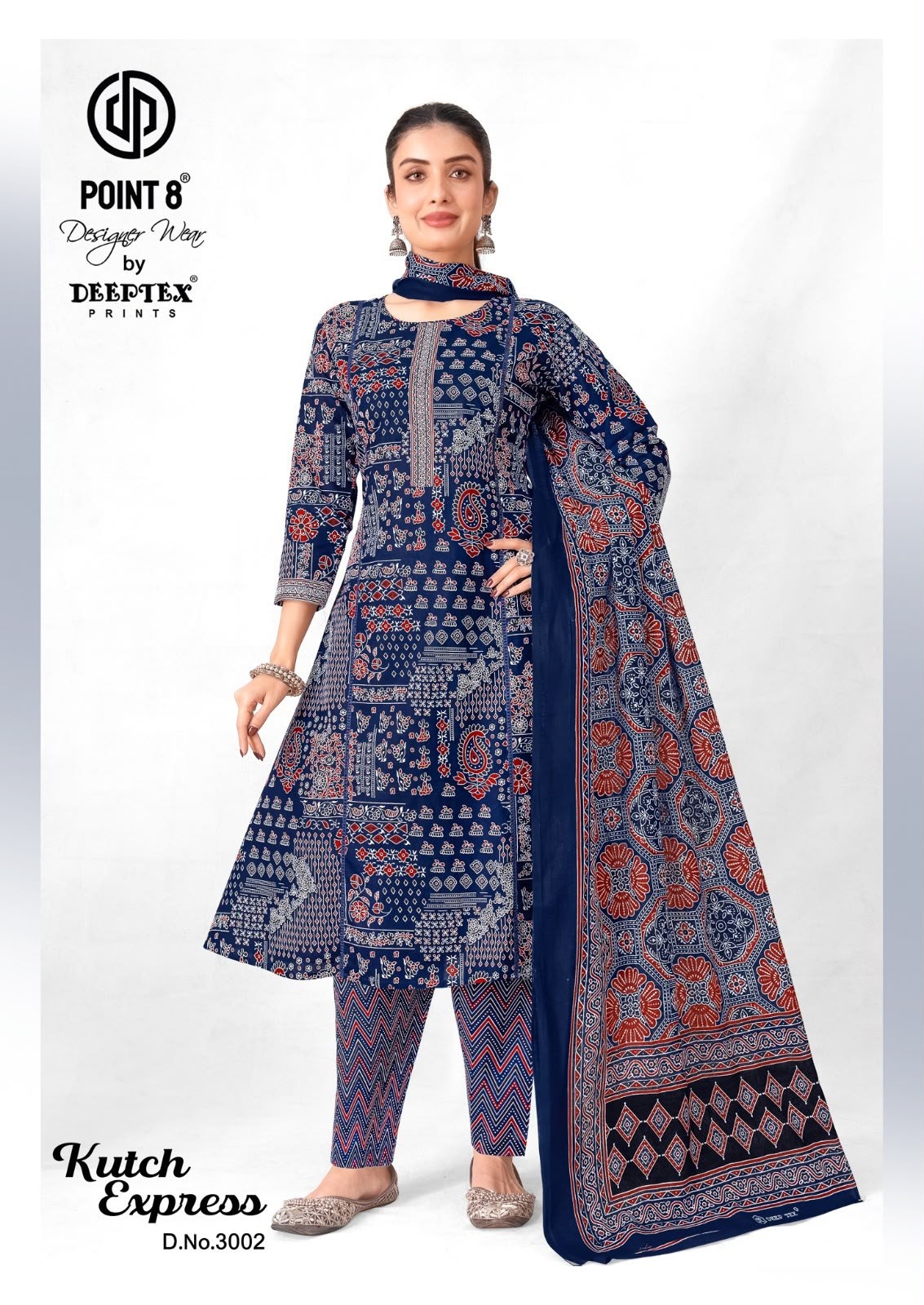 DEEPTEX | Kutch Express Vol. 3 | 100% Cotton Readymade Suit