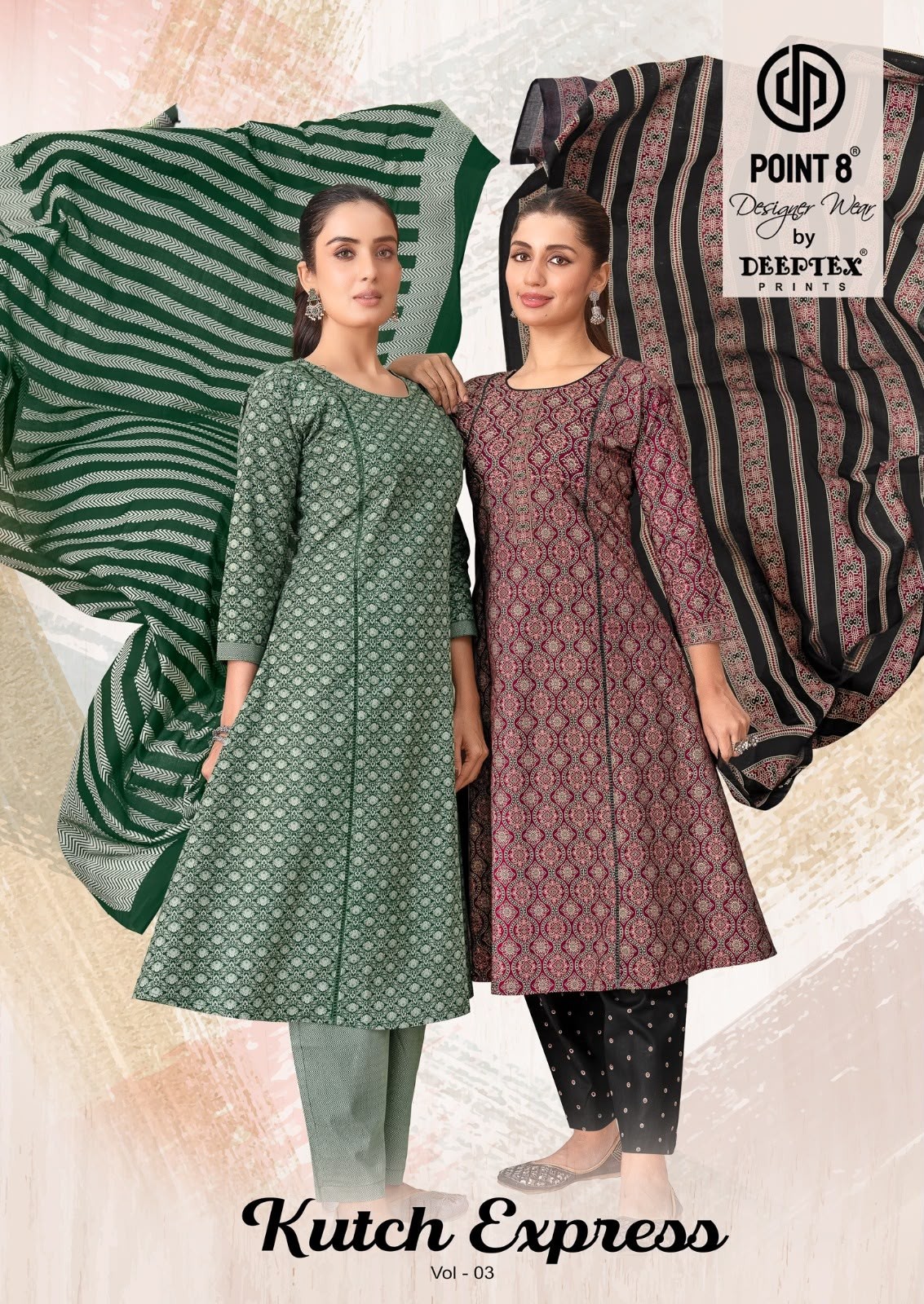 DEEPTEX | Kutch Express Vol. 3 | 100% Cotton Readymade Suit