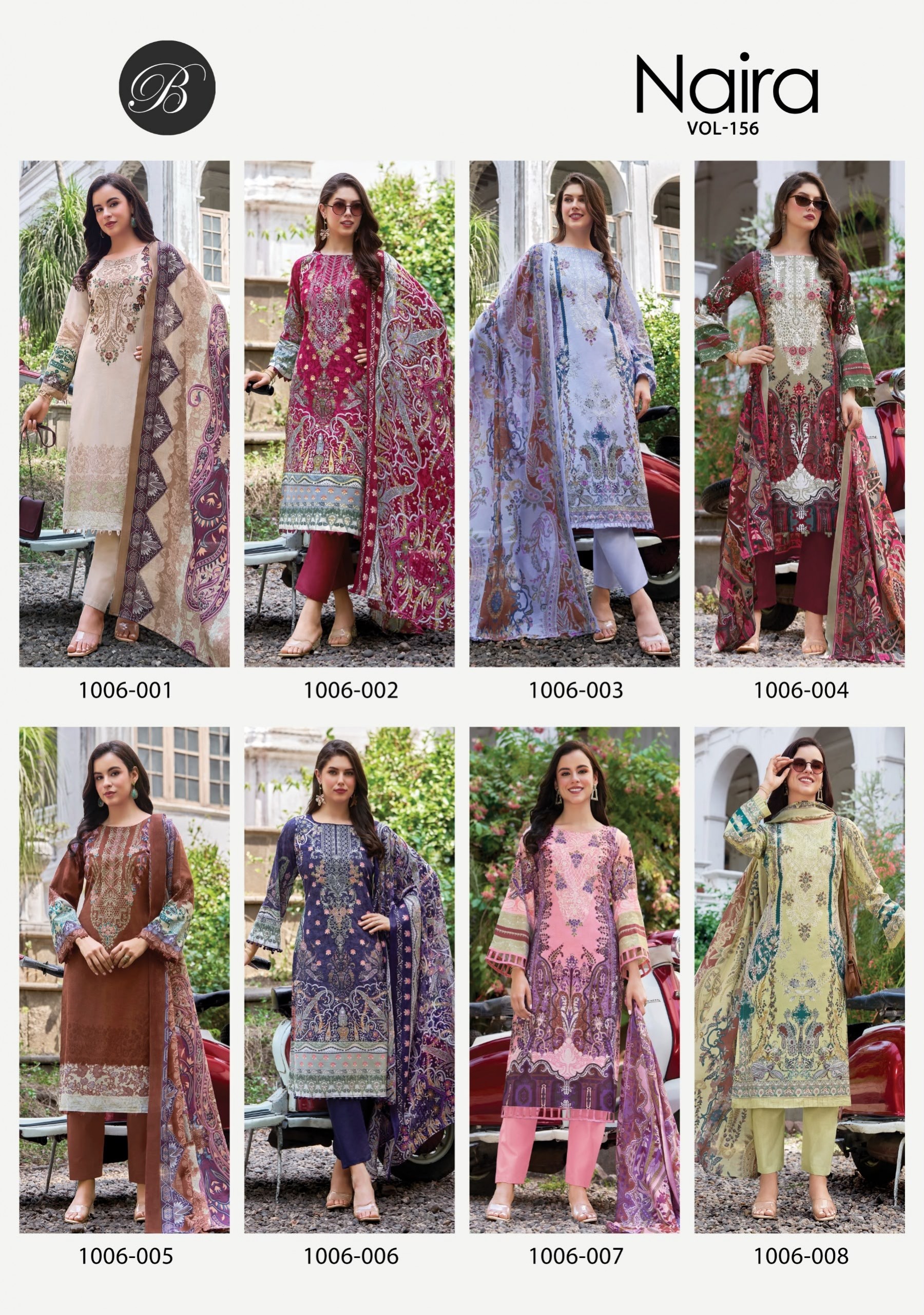 BelliZa Designer Studio | NAIRA VOL-156 | Pure Cotton Suit