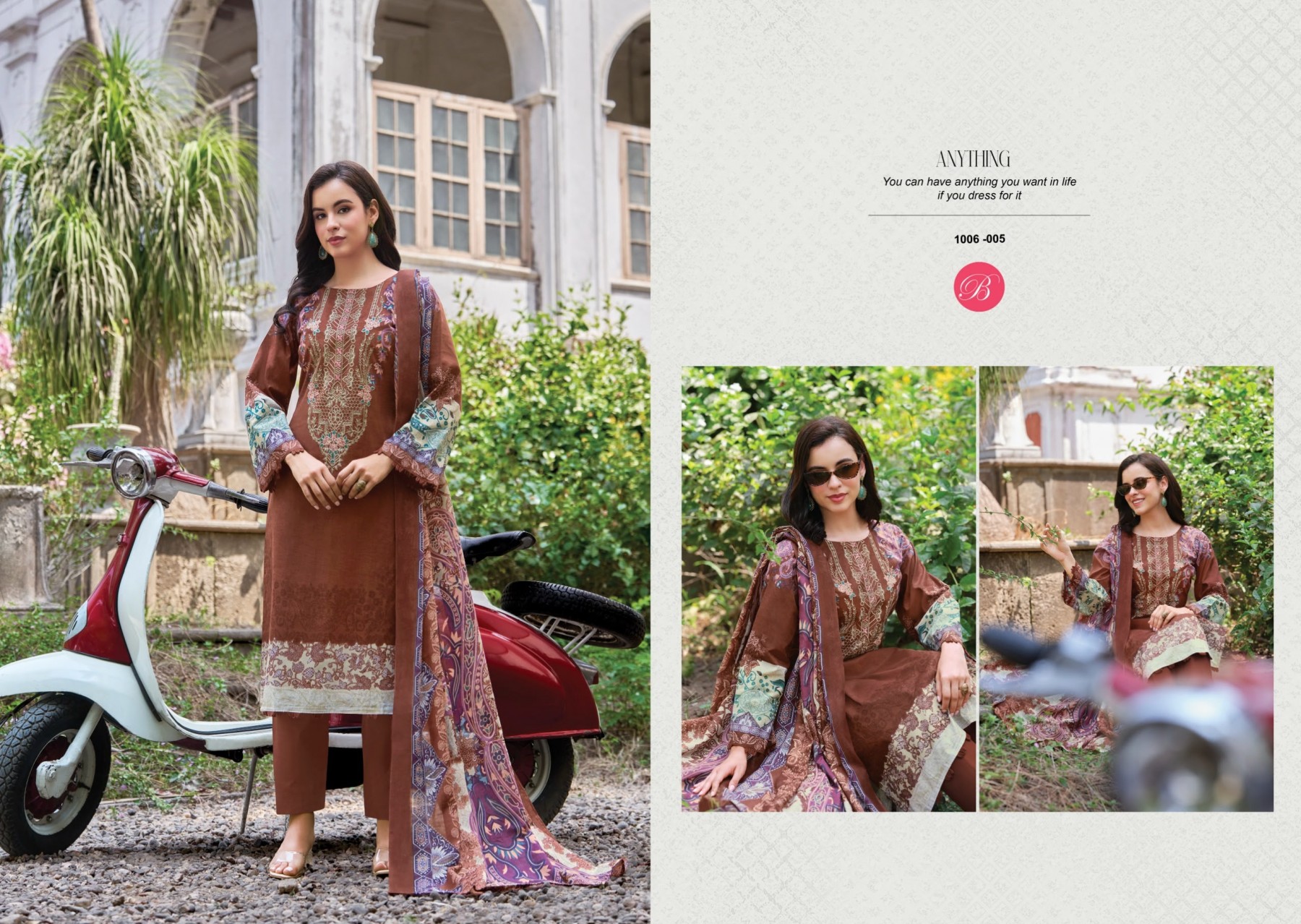 BelliZa Designer Studio | NAIRA VOL-156 | Pure Cotton Suit
