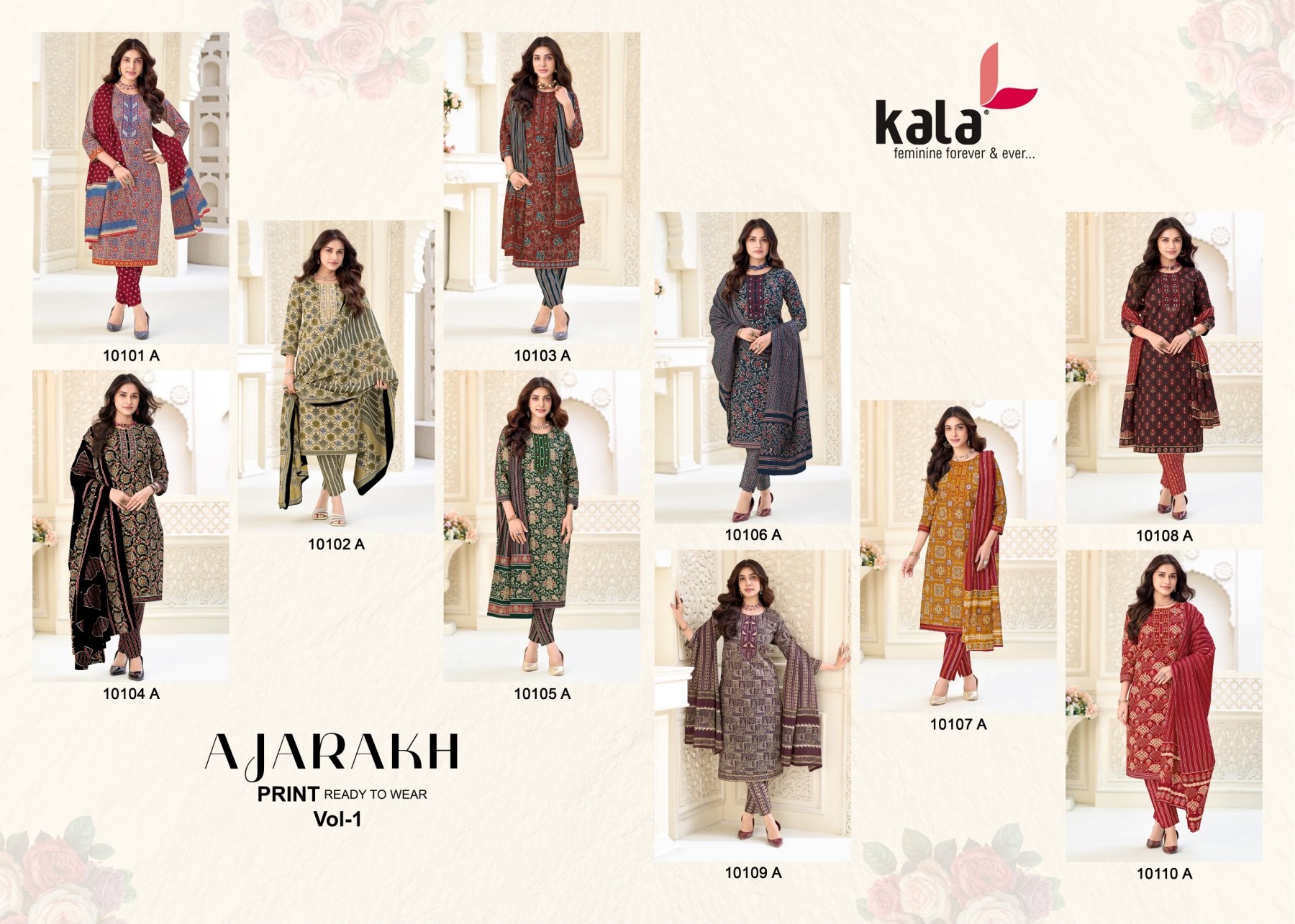 KALA CREATION | AJRAKH SPECIAL VOL 1 | Readymade Cotton