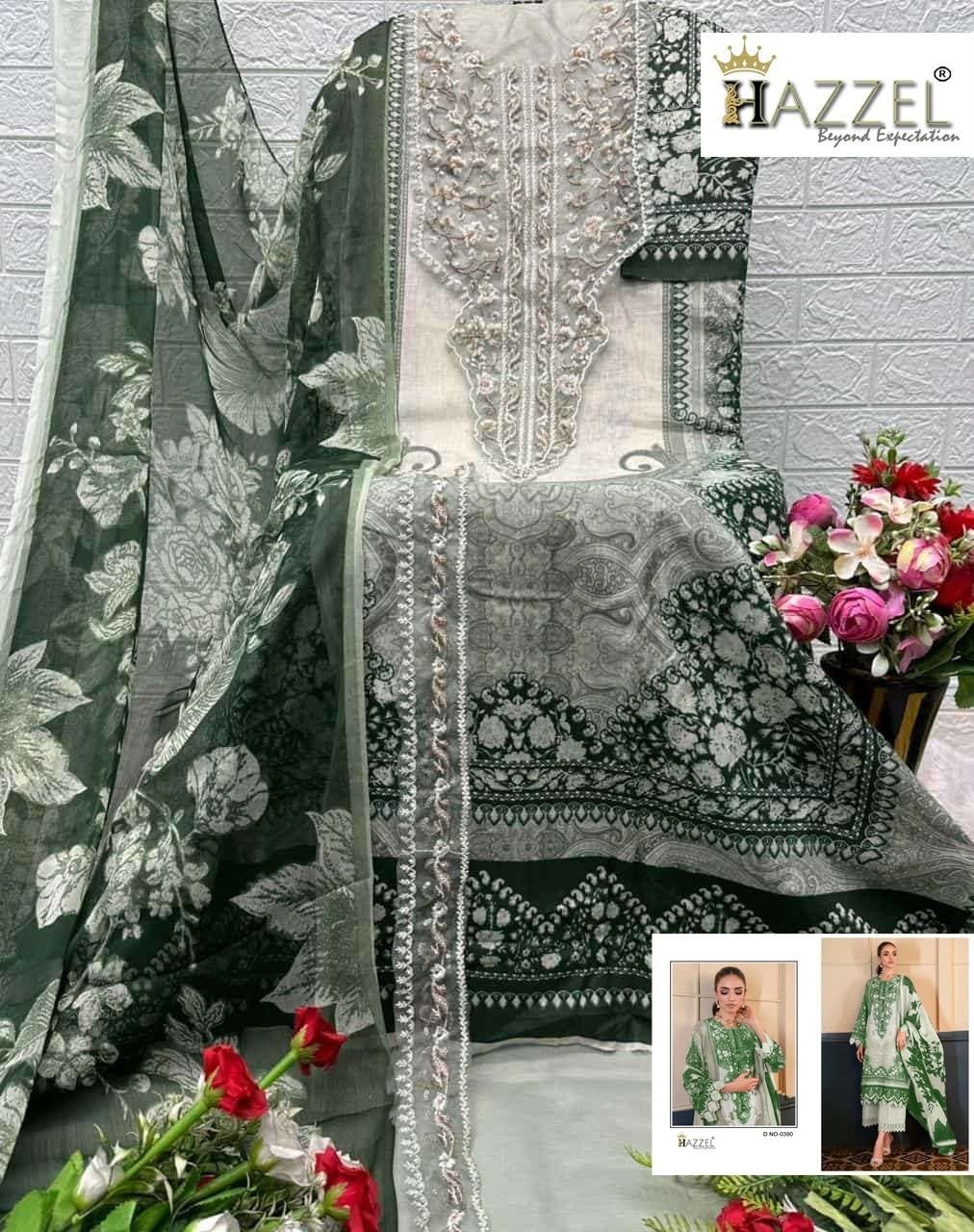 MARIA B 0390 | Luxury Lawn Cotton Suit