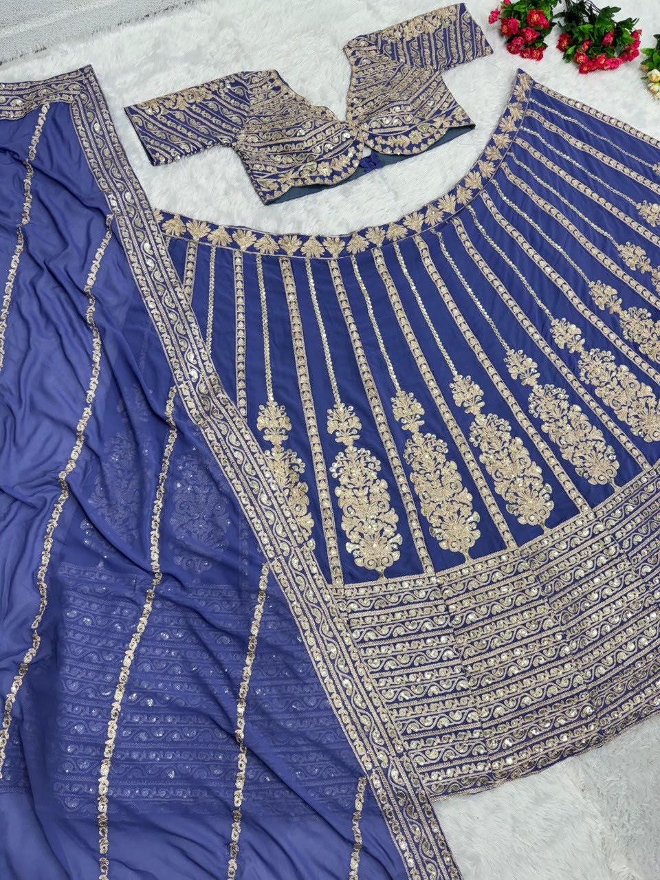KF-1617 | Heavy Sequence Lehenga Choli Set