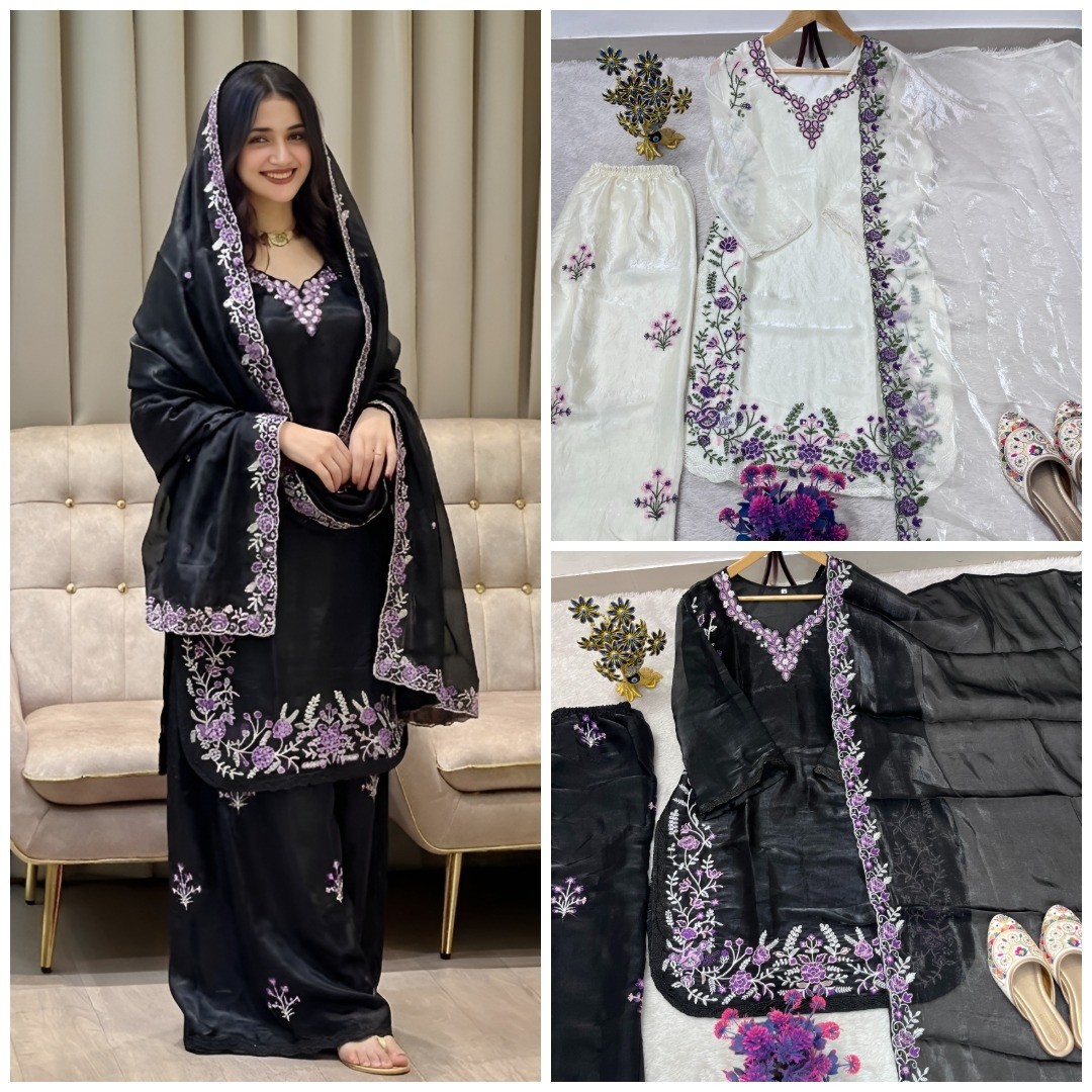 AC-7113 Premium Fendy Heavy Embroidered Designer Set