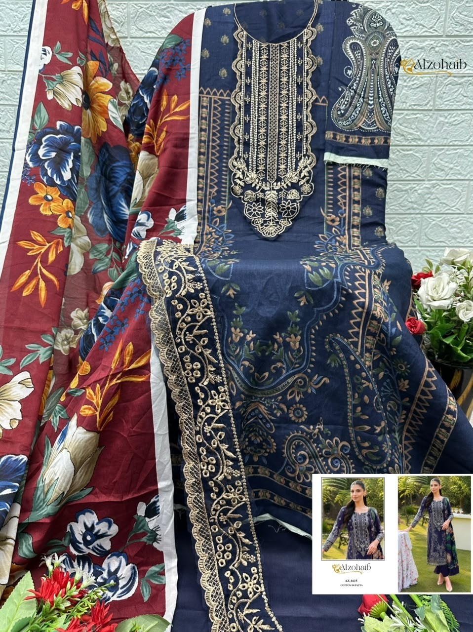 ALZOHAIB Farida Vol-1 | Pakistani Cotton Suit