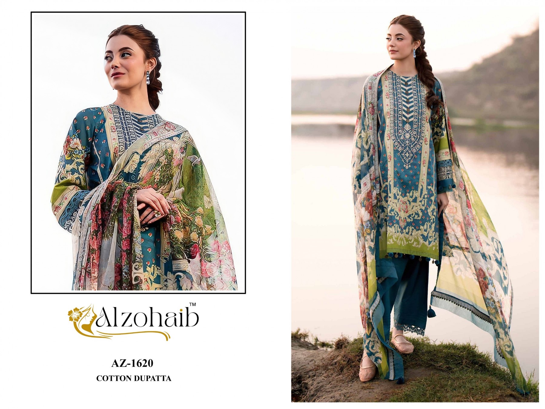ALZOHAIB Farida Vol-1 | Pakistani Cotton Suit