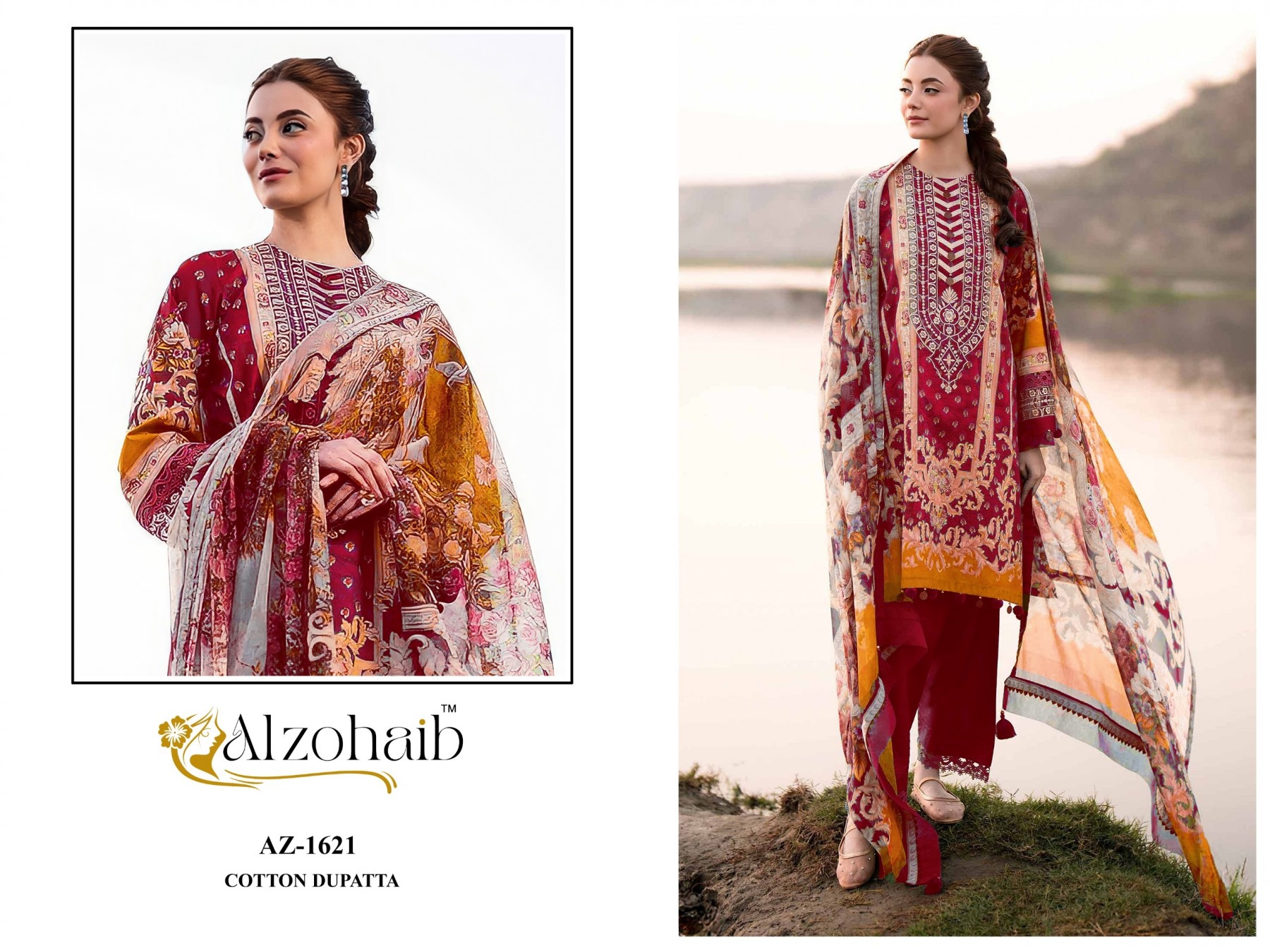 ALZOHAIB Farida Vol-1 | Pakistani Cotton Suit