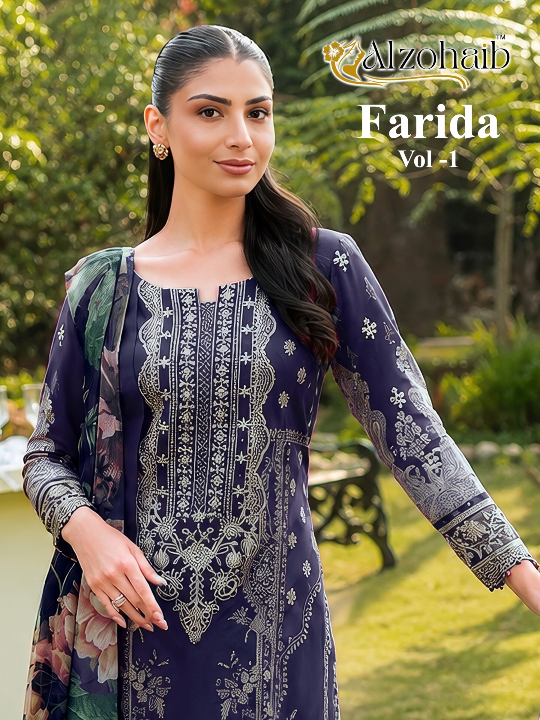 ALZOHAIB Farida Vol-1 | Pakistani Cotton Suit