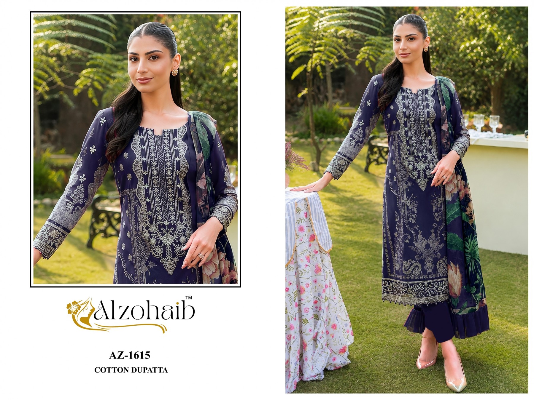 ALZOHAIB Farida Vol-1 | Pakistani Cotton Suit