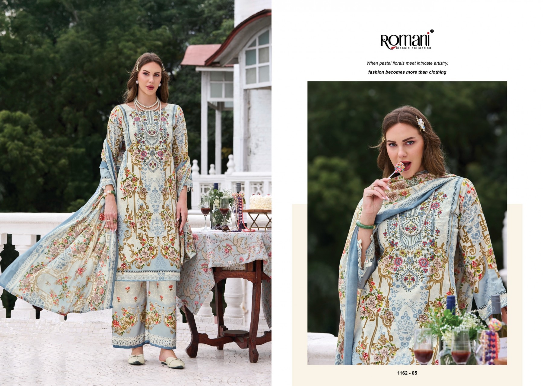ROMANI MAHIRA VOL 11 | Soft Cotton Embroidered Suit
