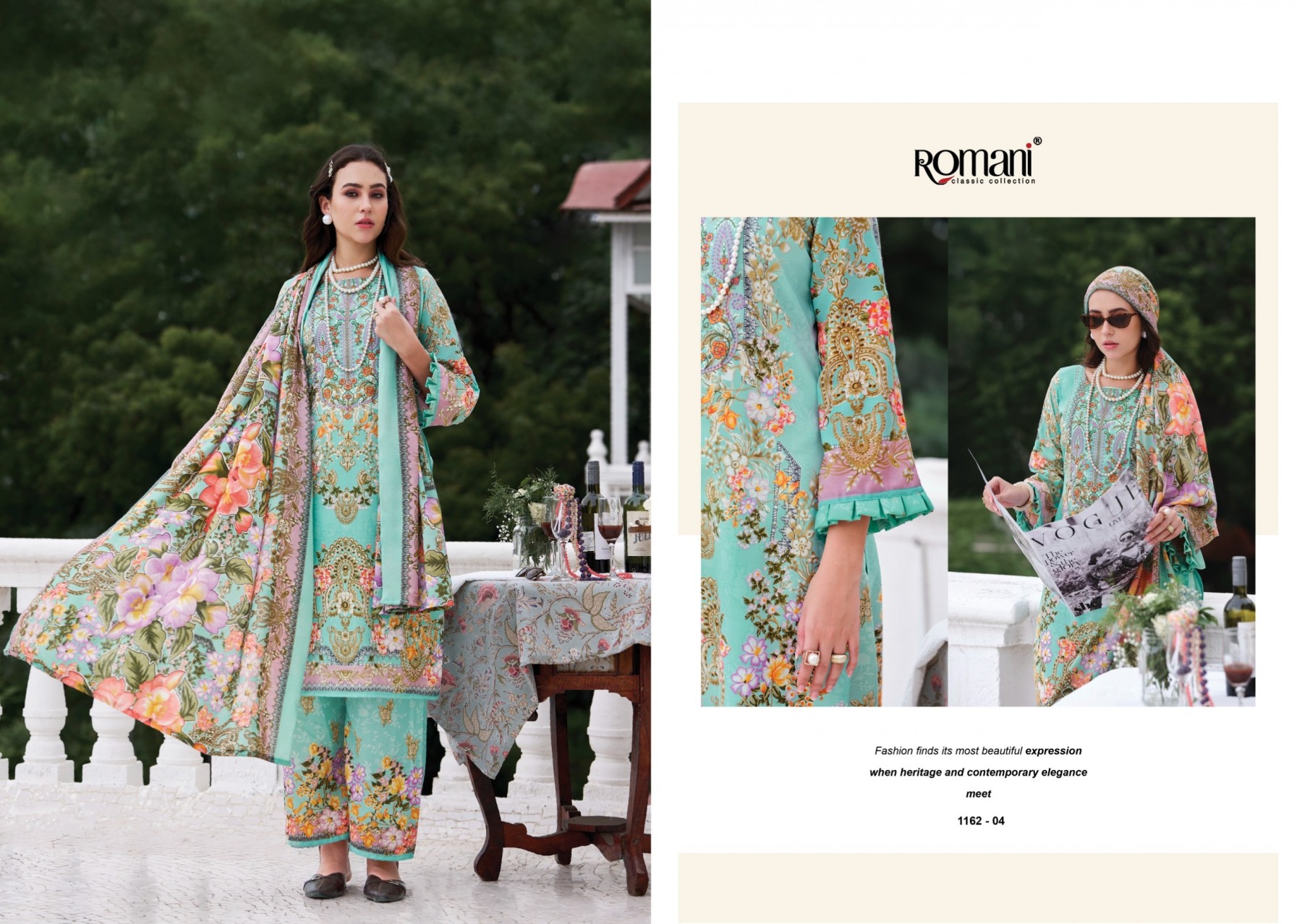 ROMANI MAHIRA VOL 11 | Soft Cotton Embroidered Suit