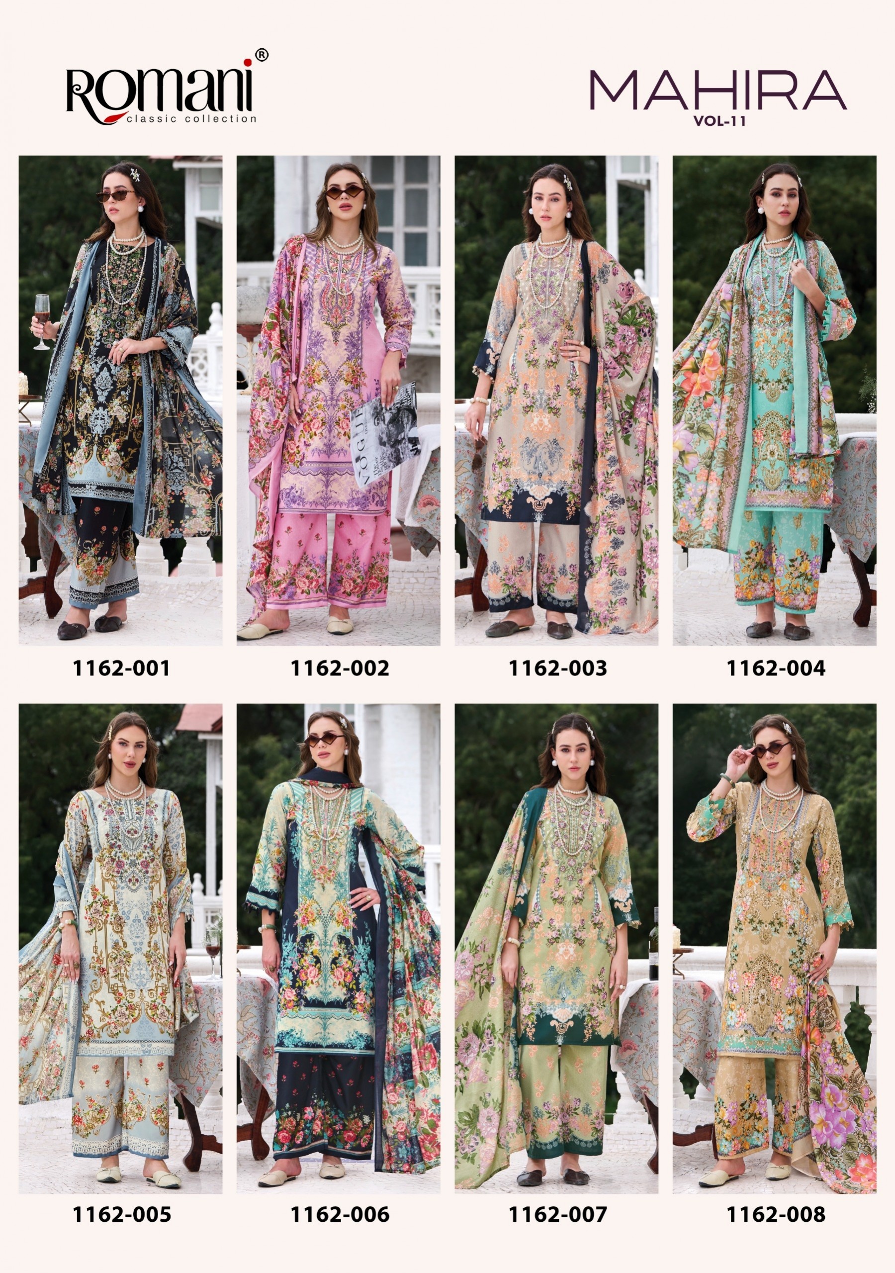 ROMANI MAHIRA VOL 11 | Soft Cotton Embroidered Suit