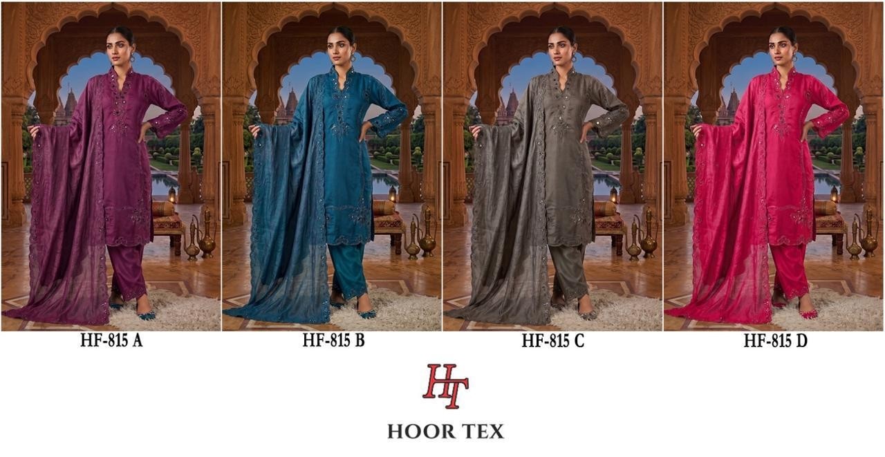 Hoor Tex HF-815 A to D | Pakistani Viscose Suit
