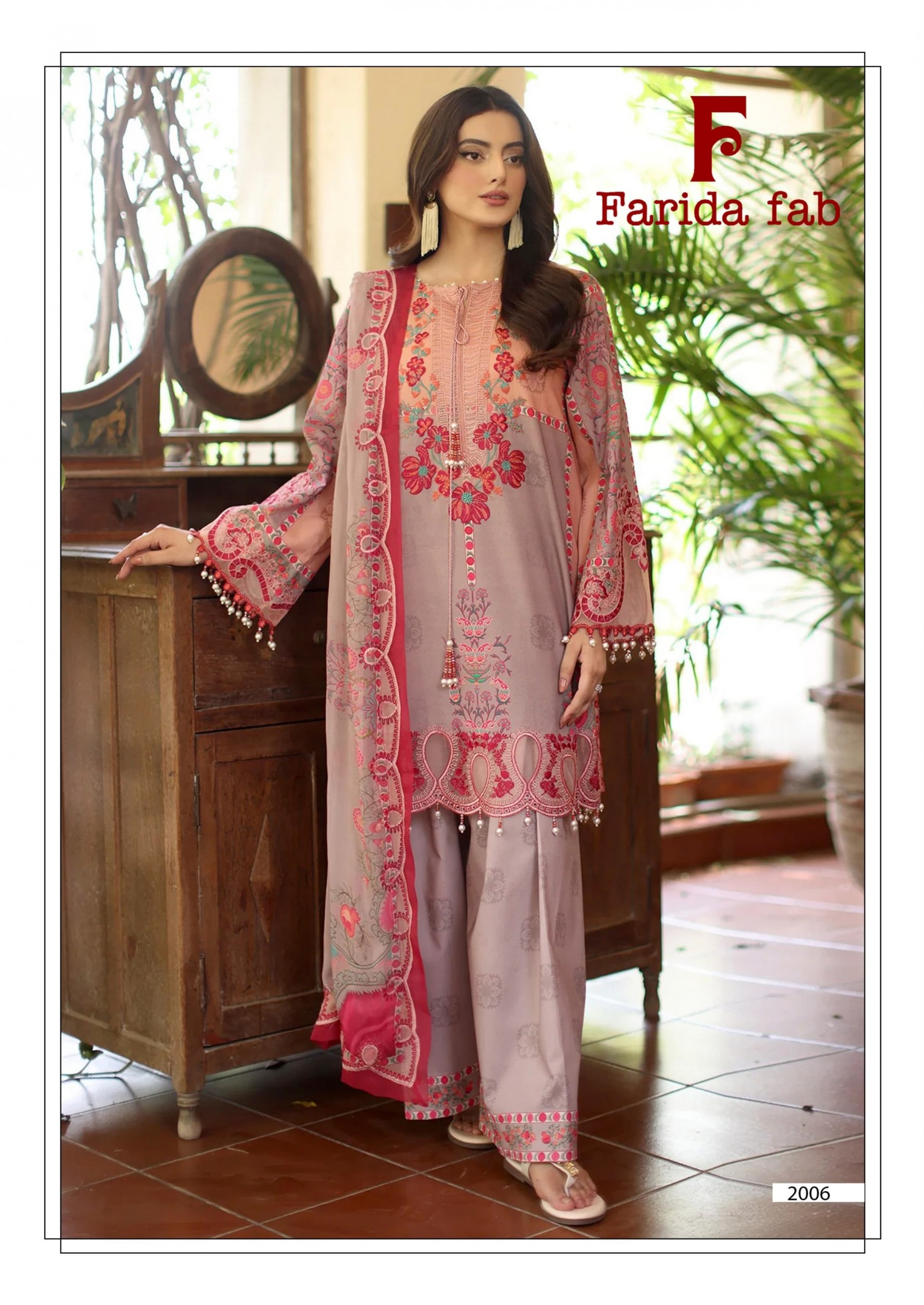 FARIDA FAB CHARIZMA Vol-2 | Pure Cotton Suit