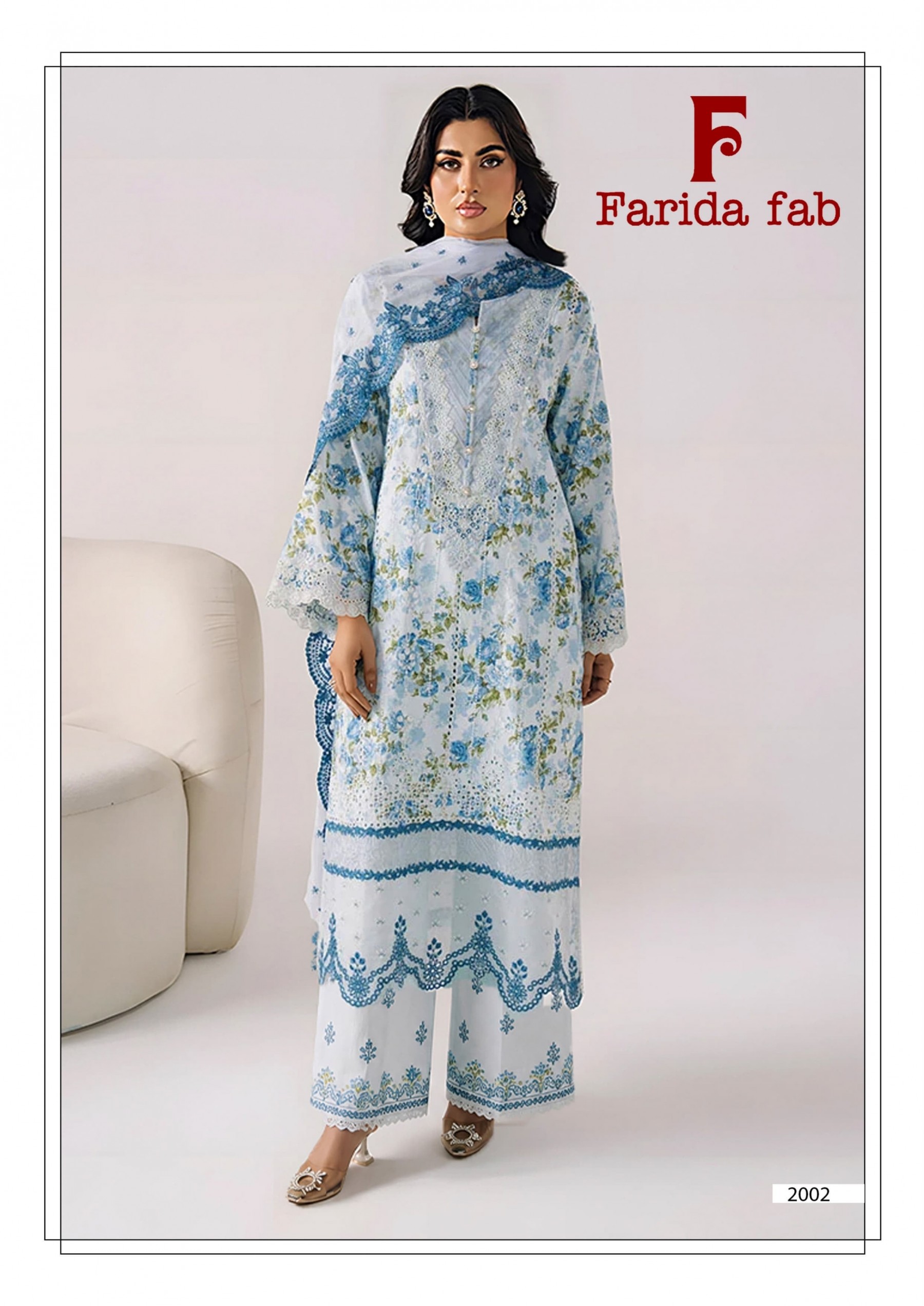 FARIDA FAB CHARIZMA Vol-2 | Pure Cotton Suit