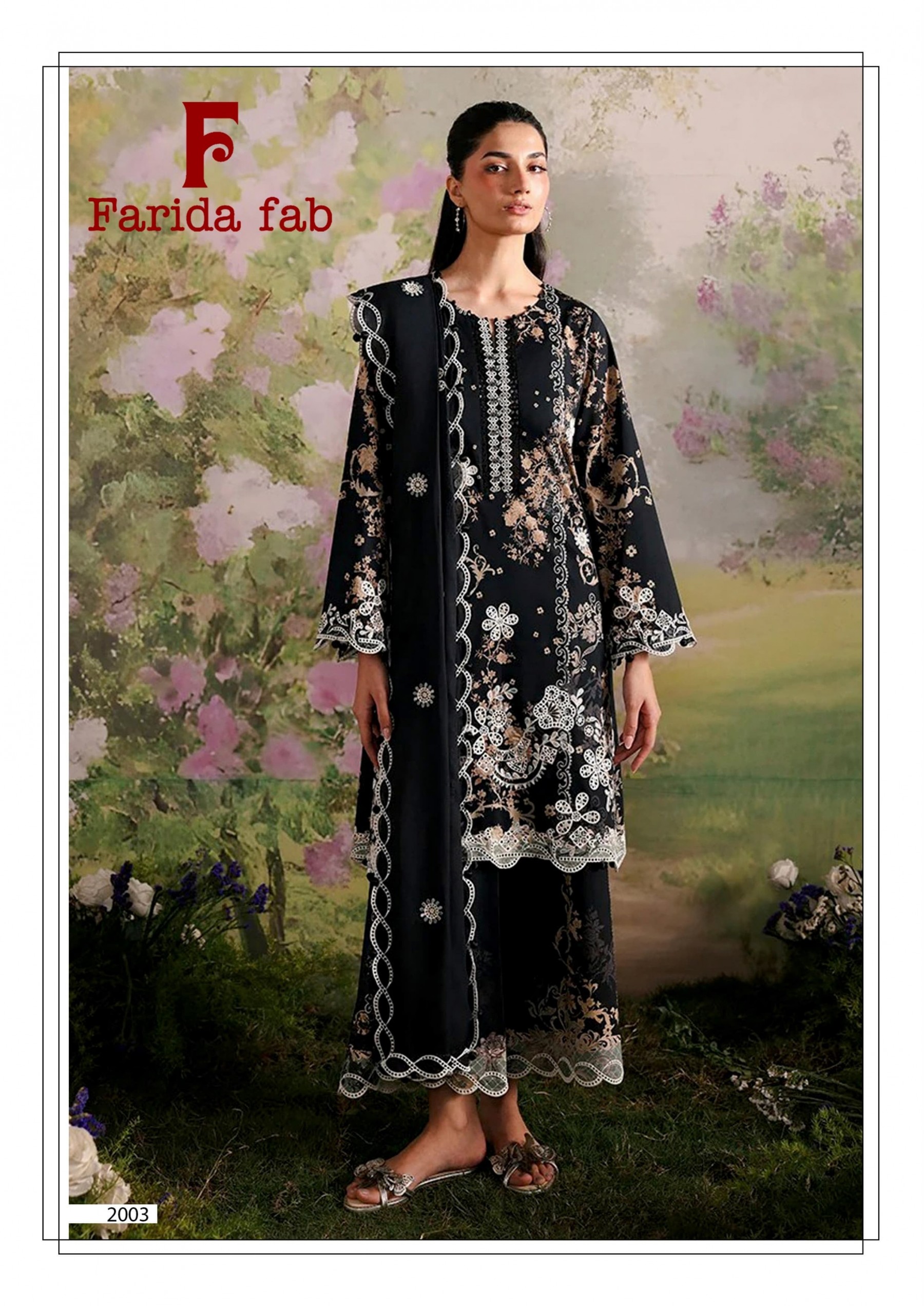 FARIDA FAB CHARIZMA Vol-2 | Pure Cotton Suit