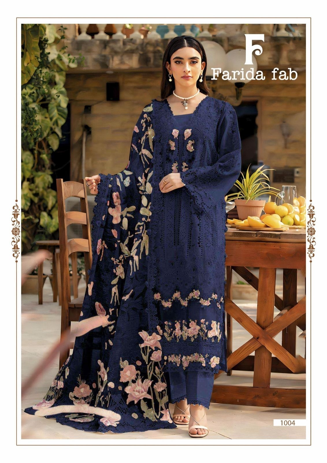 FARIDA FAB ELAF PREMIUM | Pure Cotton Suit