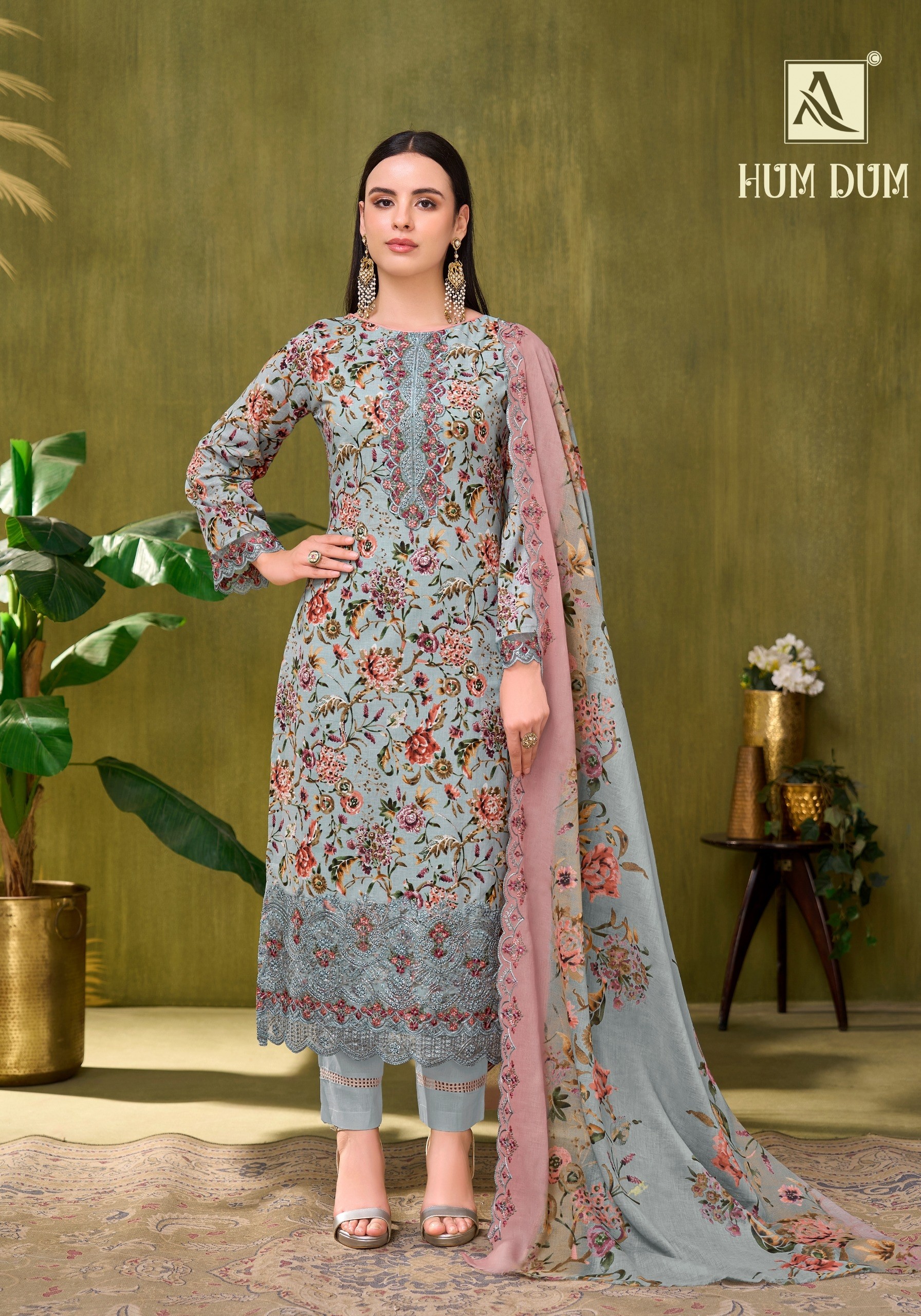 ALOK SUIT HUM DUM | Pure Cambric Cotton Suit