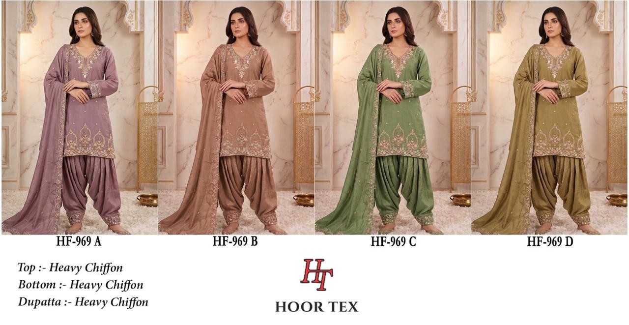 Hoor Tex HF-970 A to D | Roman Glass Silk Suit