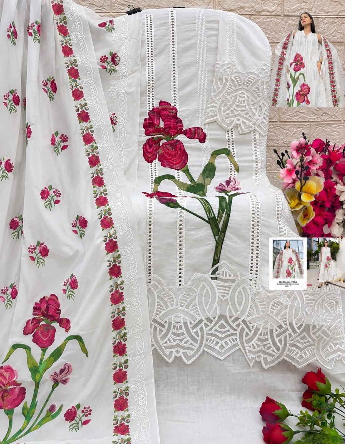 SANIYA TRENDZNX MARIYA Vol-2 | Cotton Chikankari Suit