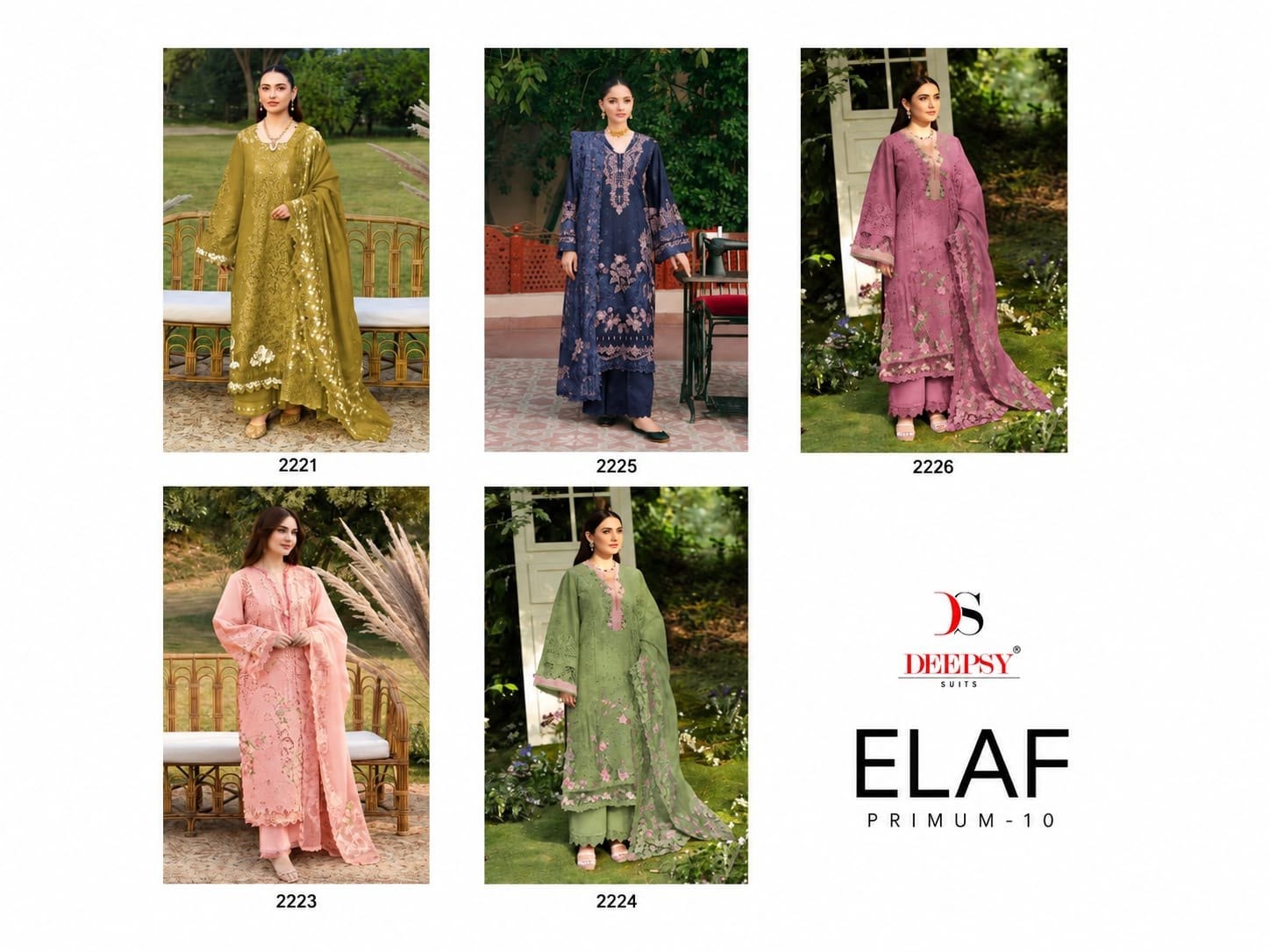 DEEPSY SUITS ELAF Premium-10 | Luxury Lawn Suit