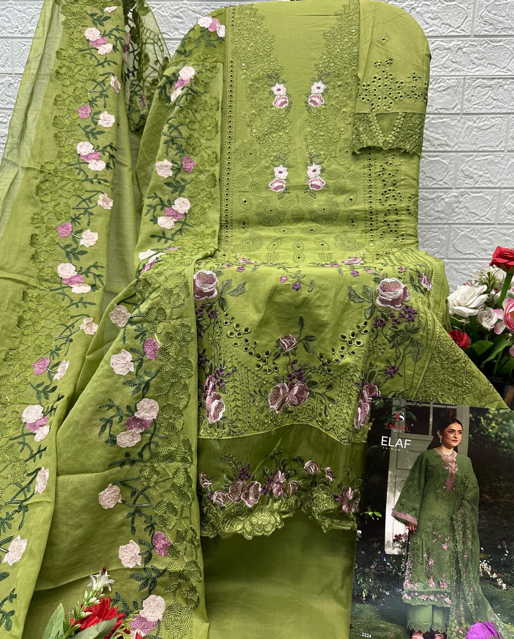 DEEPSY SUITS ELAF Premium-10 | Luxury Lawn Suit