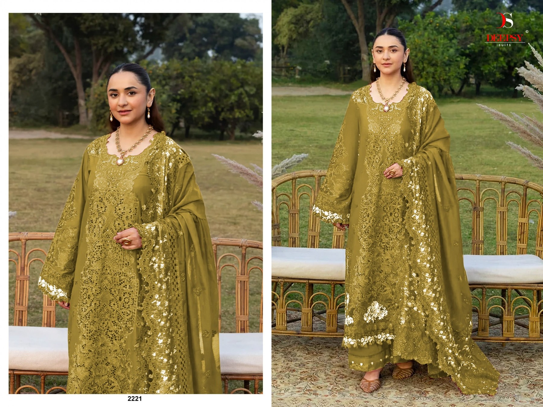 DEEPSY SUITS ELAF Premium-10 | Luxury Lawn Suit