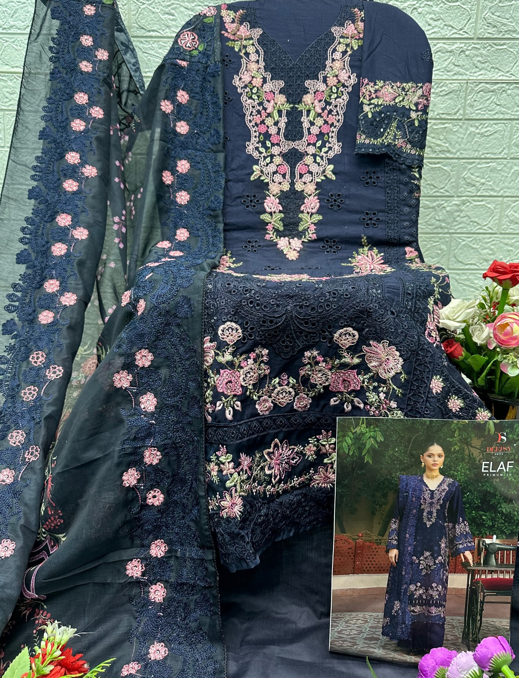 DEEPSY SUITS ELAF Premium-10 | Luxury Lawn Suit