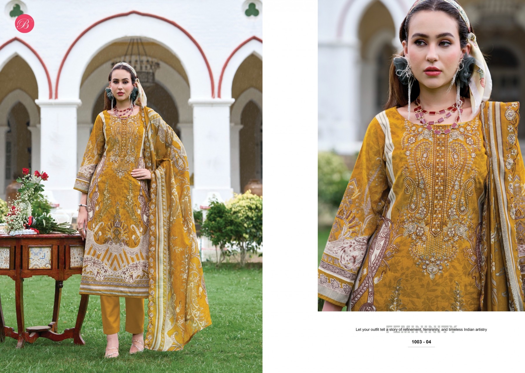 BelliZa GUZARISH Vol. 25 | Pure Cotton Embroidered Suit