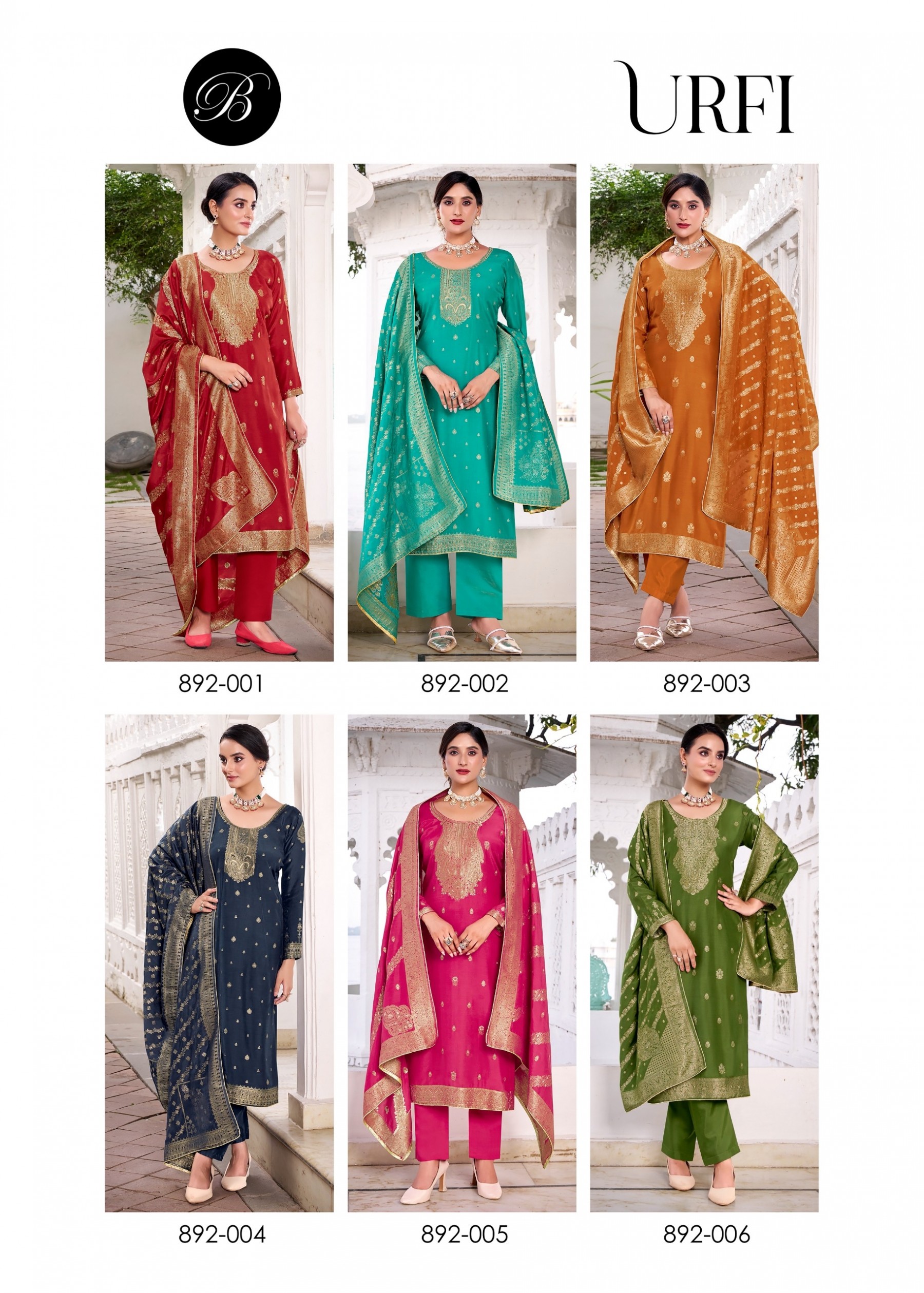 BelliZa URFI | Viscose Dola Silk Jacquard Designer Collection
