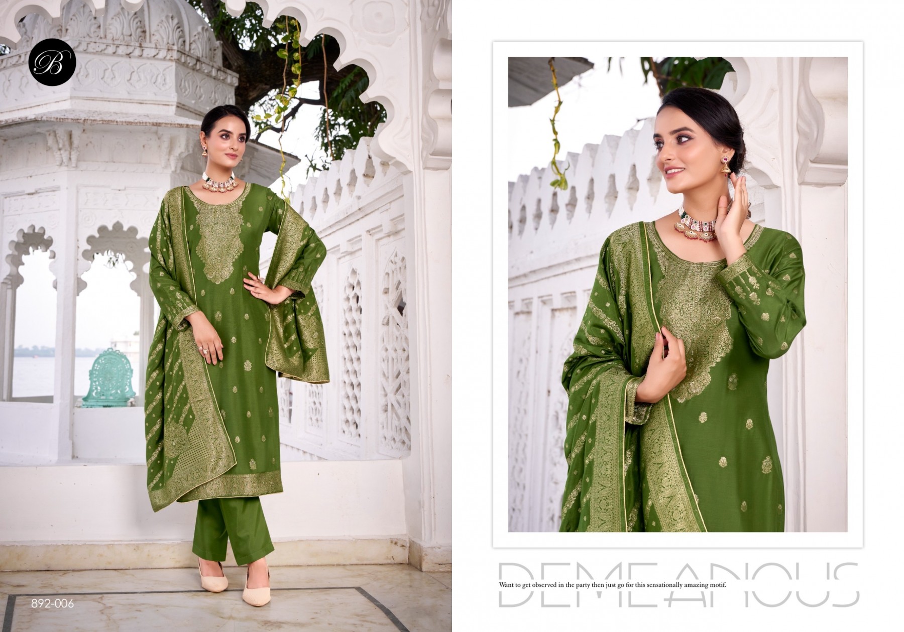 BelliZa URFI | Viscose Dola Silk Jacquard Designer Collection