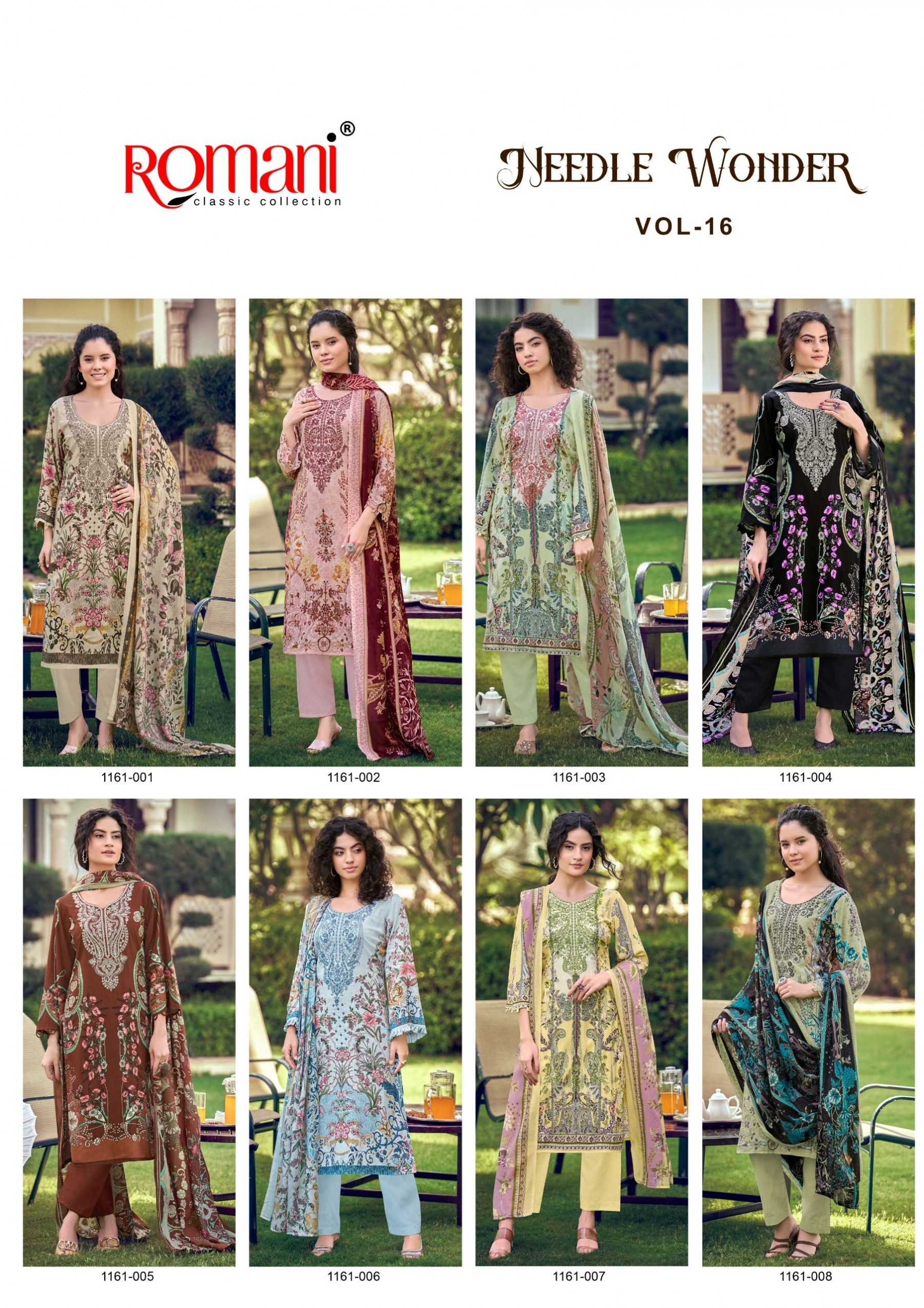 ROMANI NEEDLE WONDER Vol. 16 | Heavy Embroidery Collection