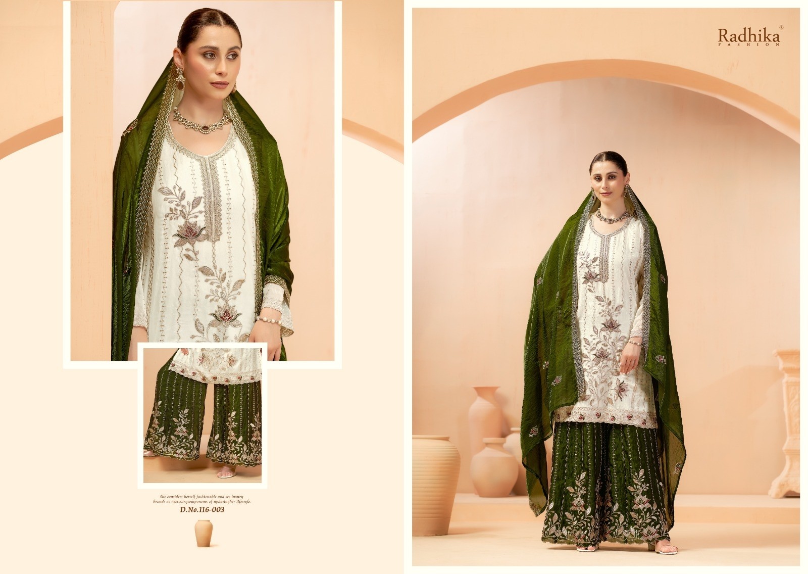 SUMYRA AMIRA | Fendy Heavy Embroidered Collection