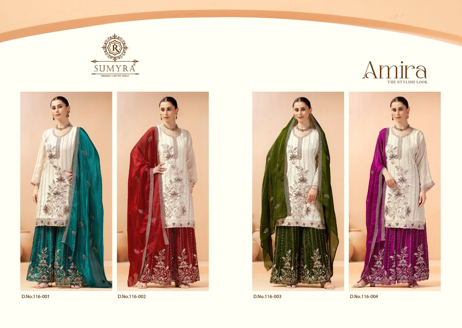 SUMYRA AMIRA | Fendy Heavy Embroidered Collection