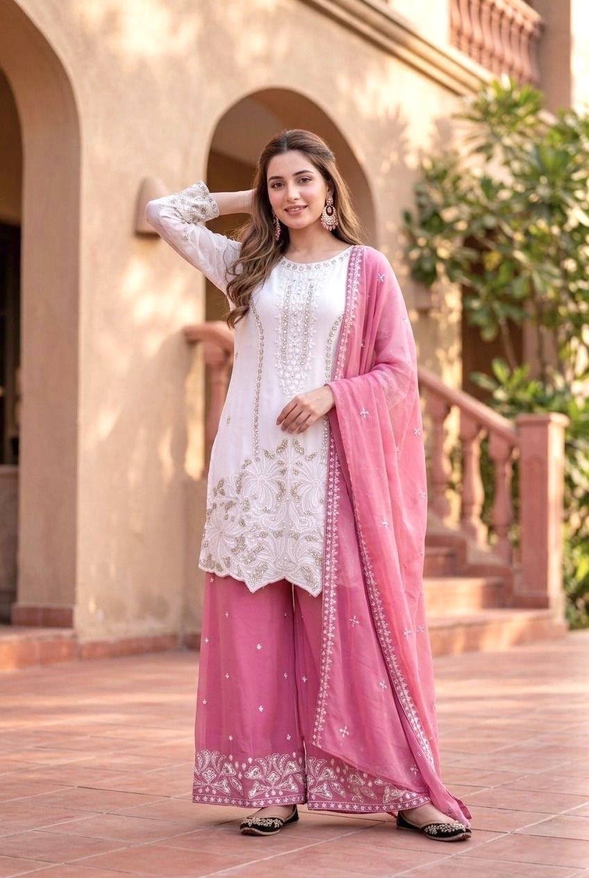 ST-245 | Heavy Faux Georgette Designer Collection
