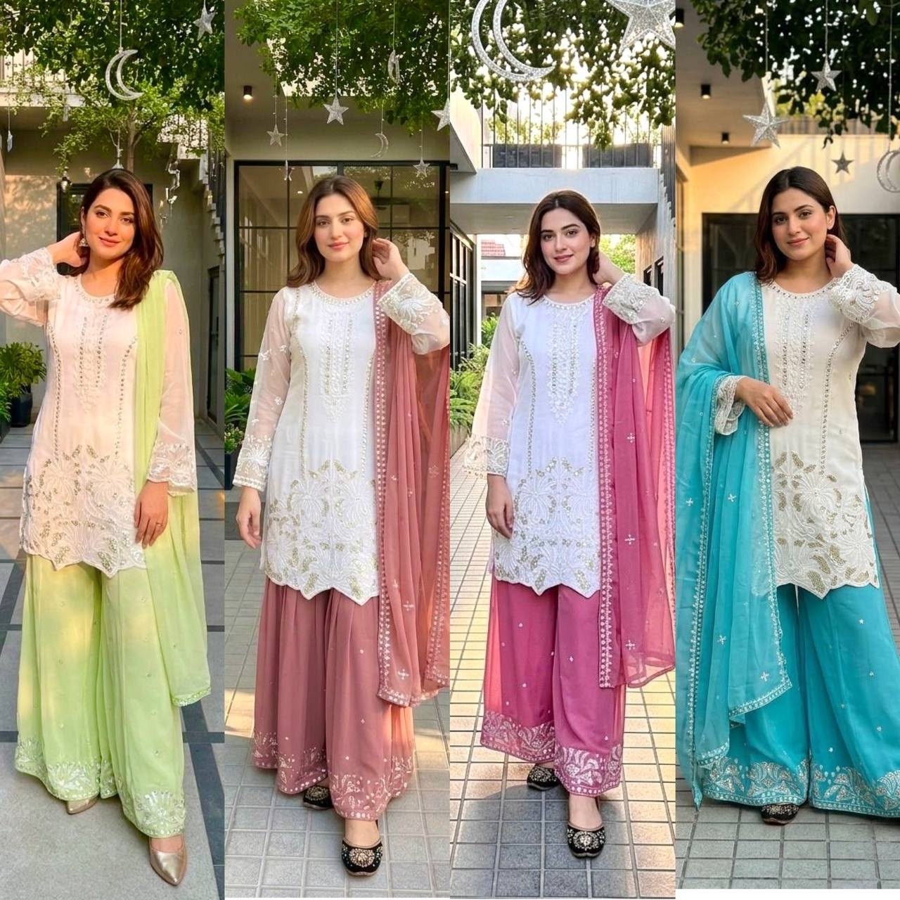 ST-245 | Heavy Faux Georgette Designer Collection