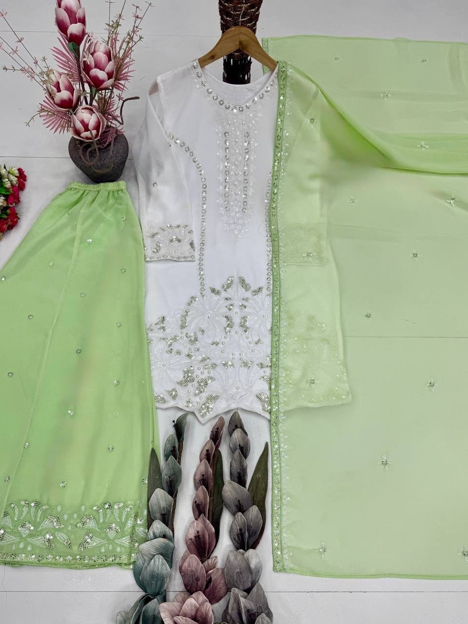 ST-245 | Heavy Faux Georgette Designer Collection