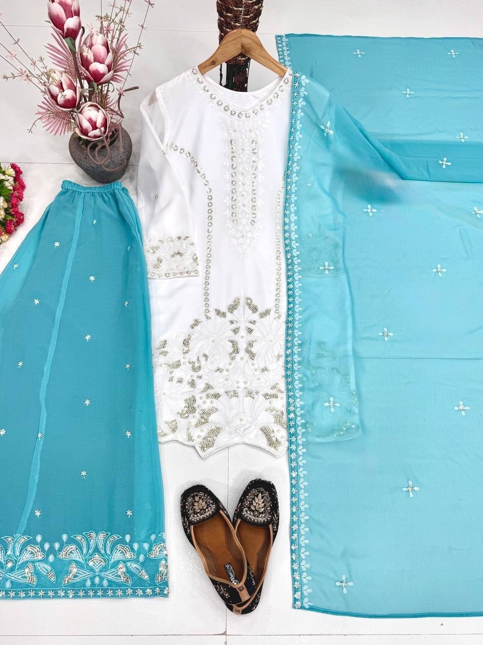 ST-245 | Heavy Faux Georgette Designer Collection