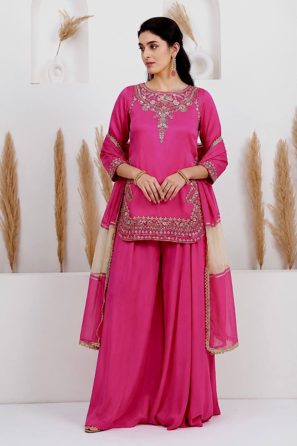 JD-646 | Pure Natural Crepe Silk Designer Collection