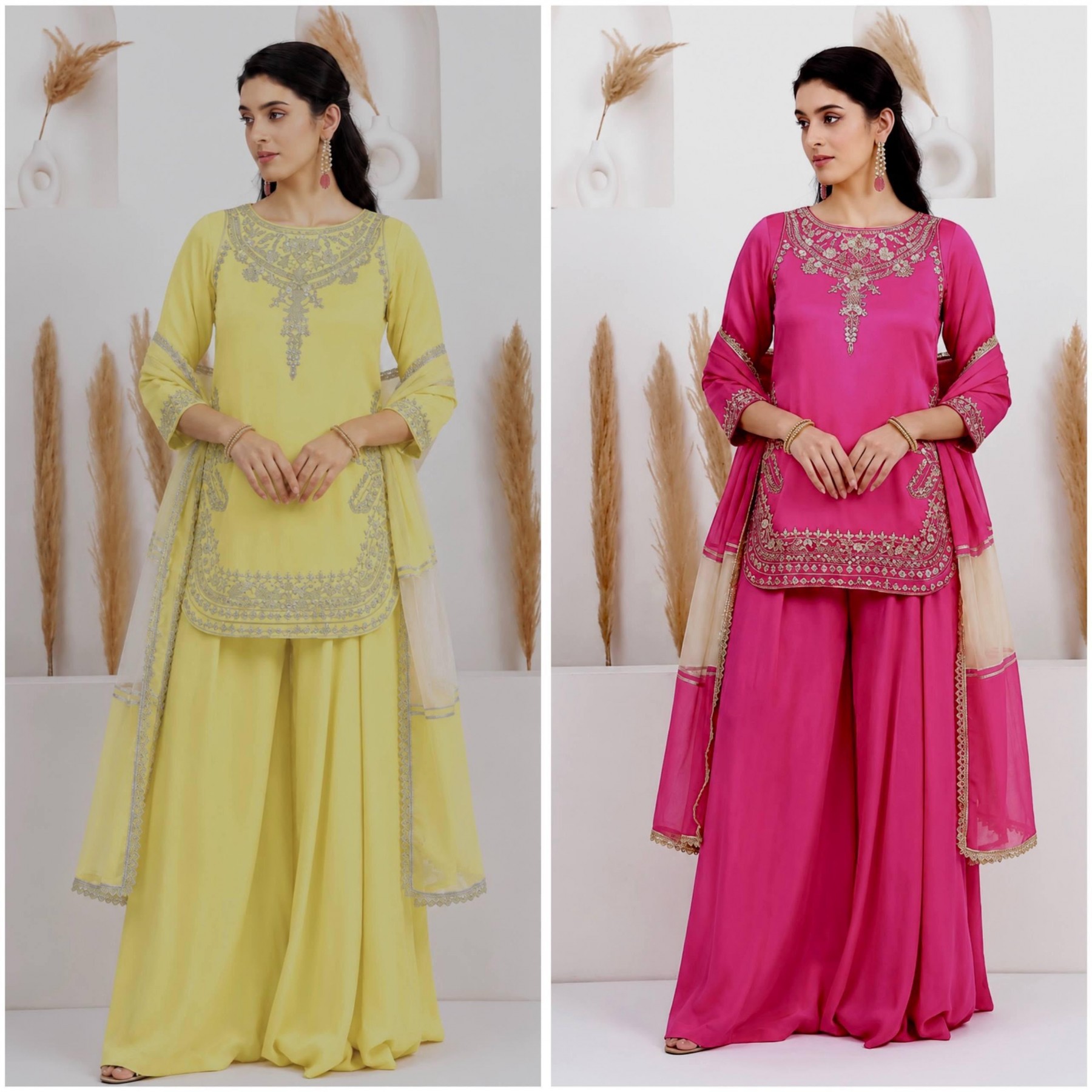 JD-646 | Pure Natural Crepe Silk Designer Collection