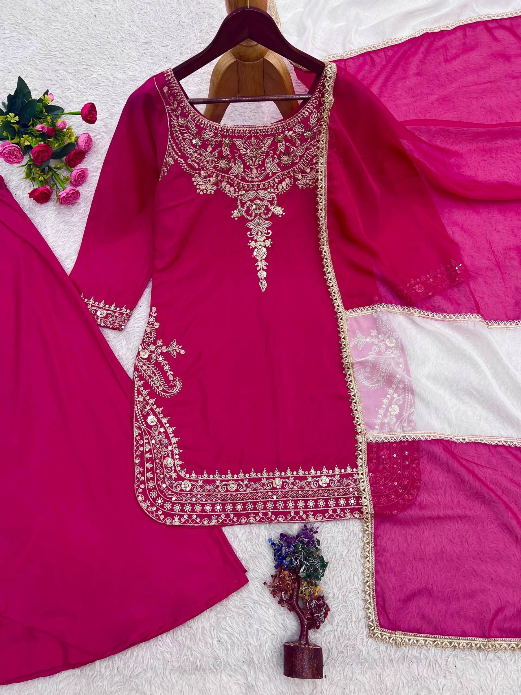JD-646 | Pure Natural Crepe Silk Designer Collection