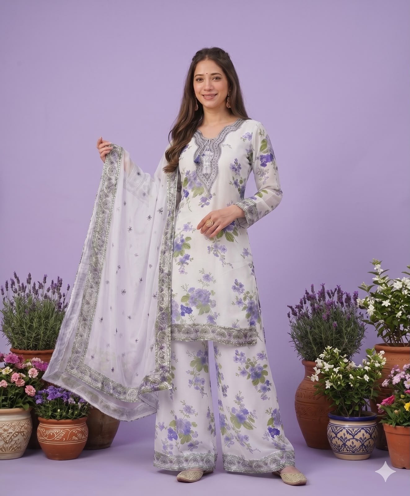ST-1189 | Premium Printed Georgette Designer Collection