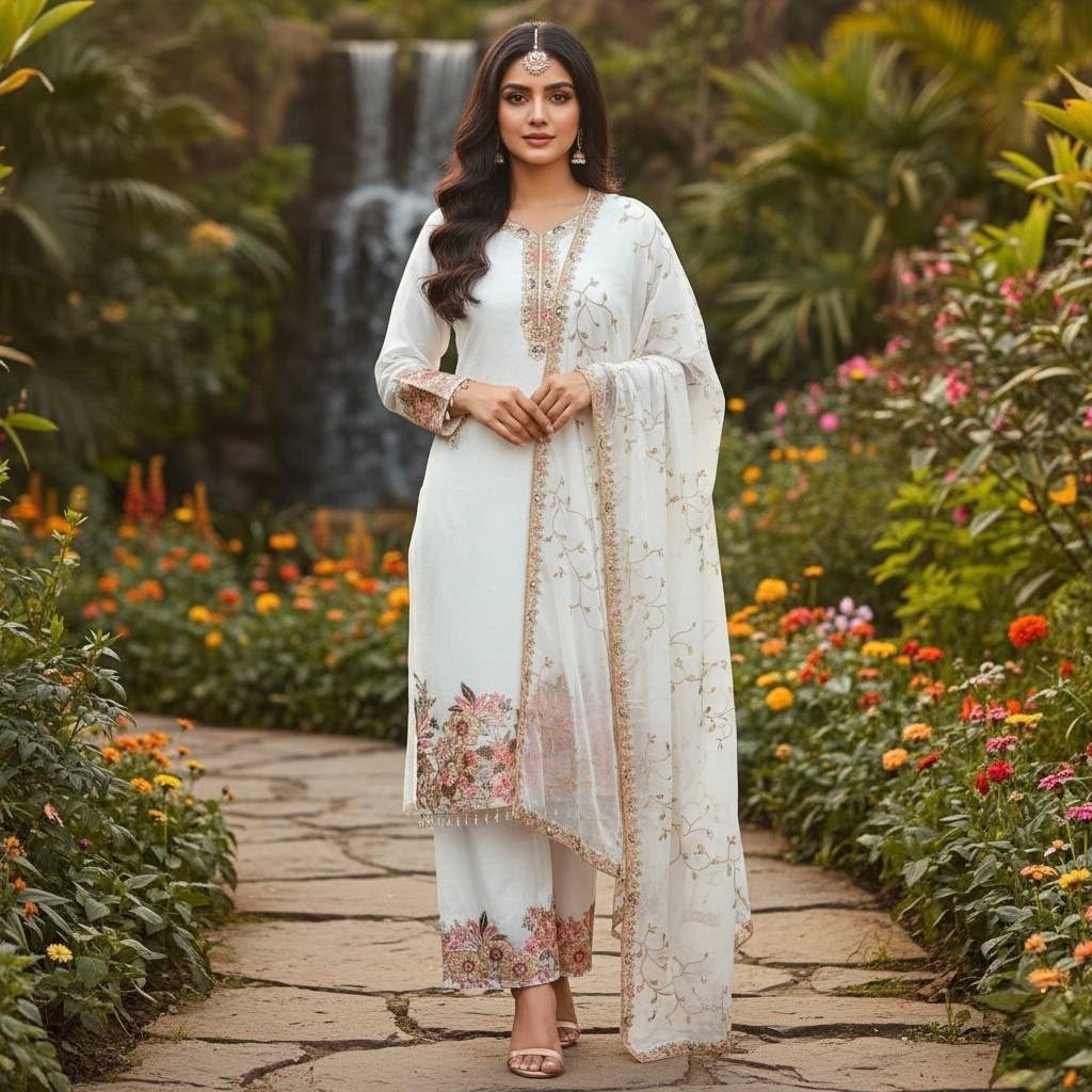 KF-1718 | Eid Special Heavy Embroidered Collection